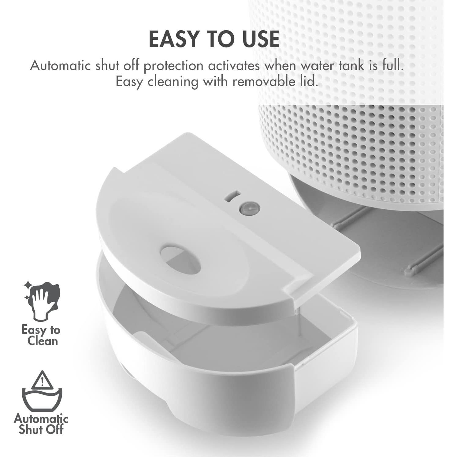 Deshumidificador Tenergy Sorbi 1L con filtro HEPA y apagado automático