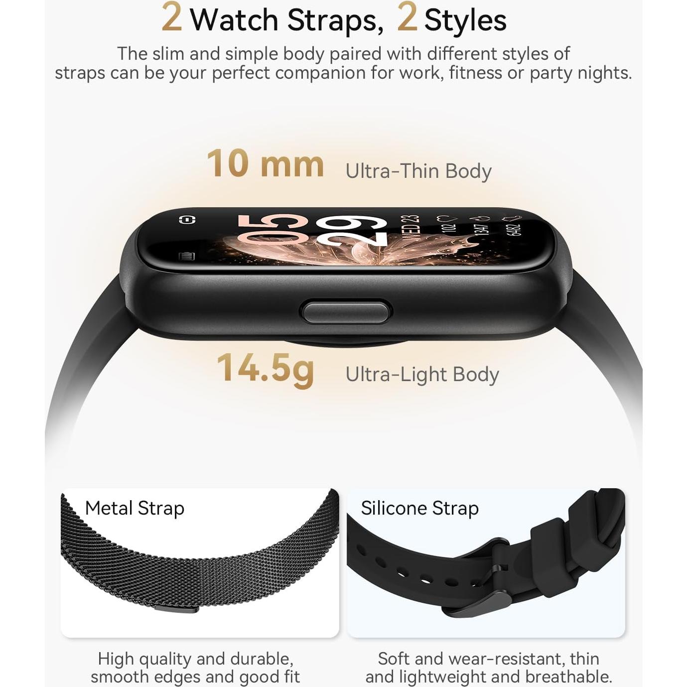 Reloj Inteligente RUXINGX CS5 Fitness con Monitor Cardíaco IP68