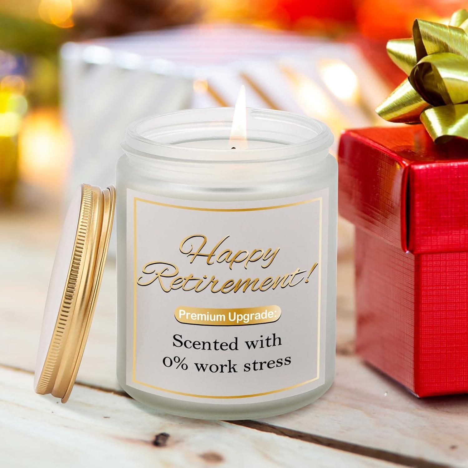 Vela Aromática de Lavanda 7oz SOUHONEY - Regalo Jubilación