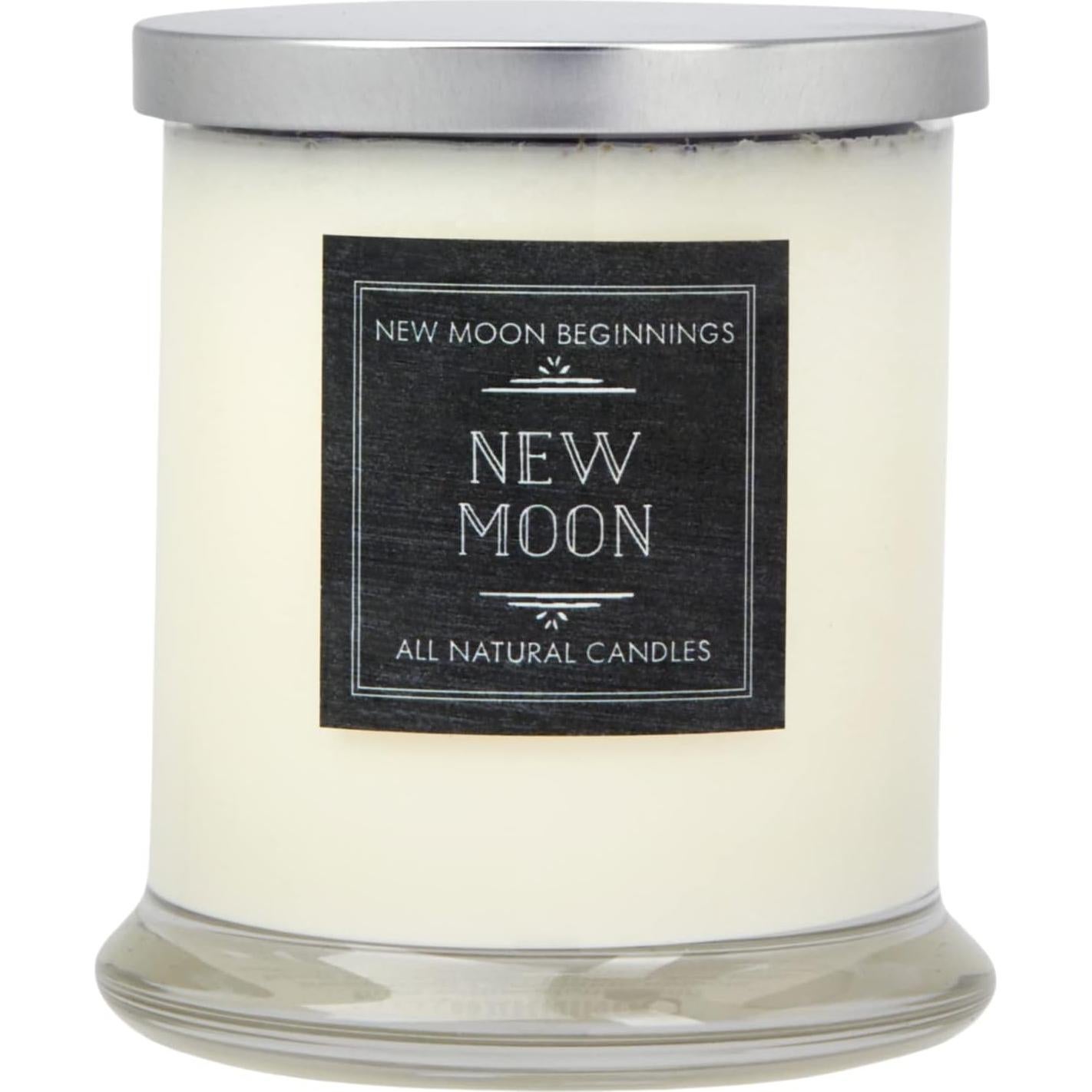 Vela de Luna Nueva 12 oz - Nuevos Comienzos - Aromaterapia