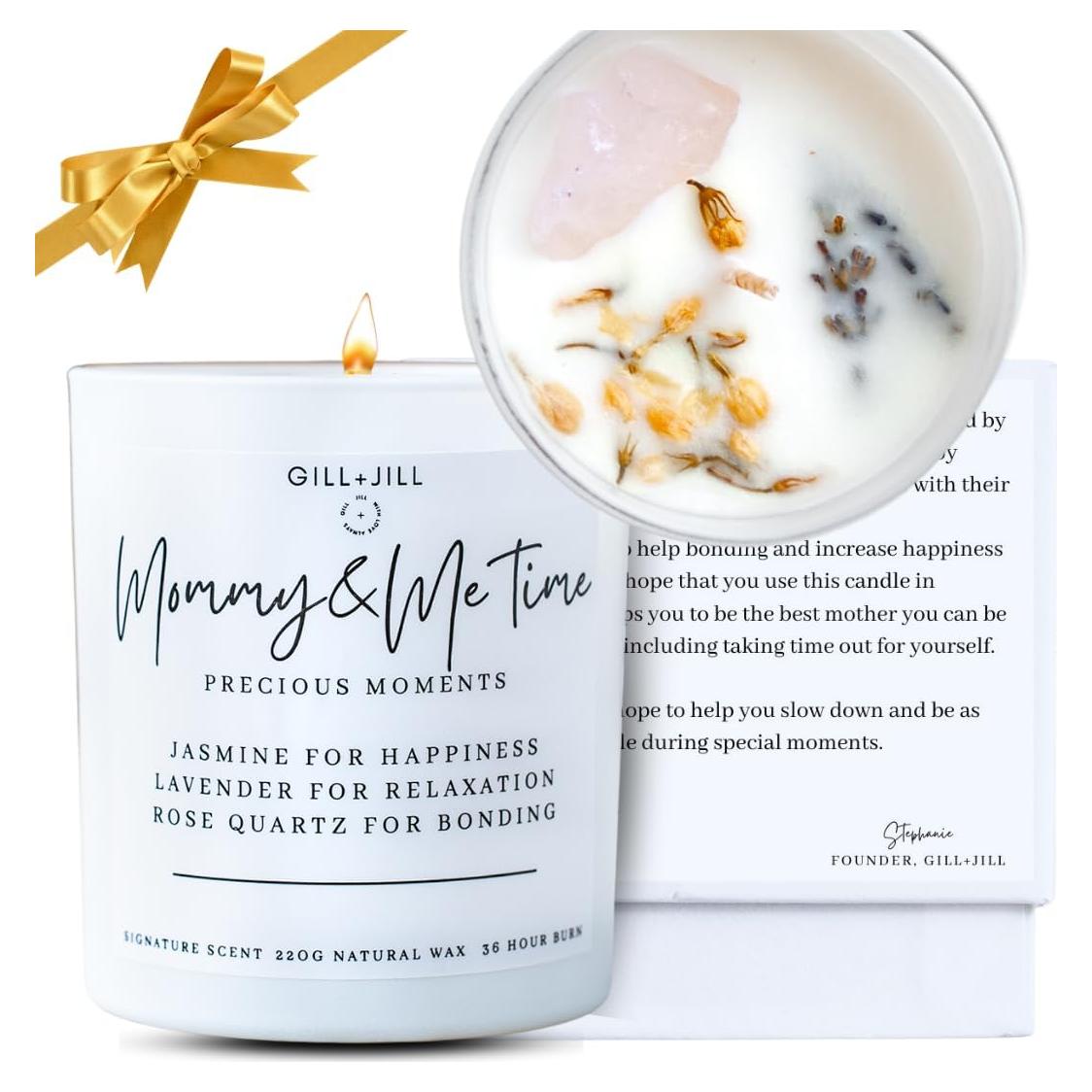 Vela Premium para Nuevas Mamás Gill + Jill - Cera de Soja 218g