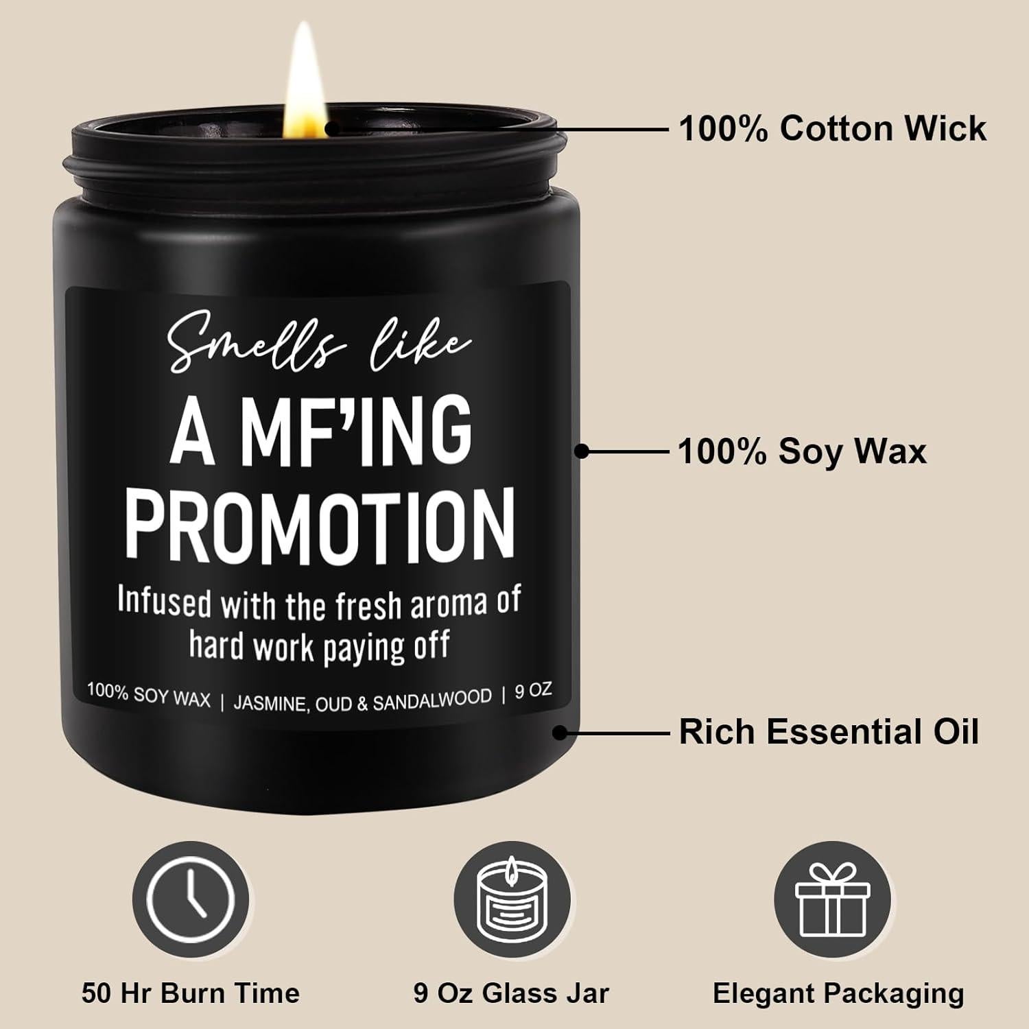 Vela Aromática Huele a Promoción Younift 255 g - Regalo Divertido