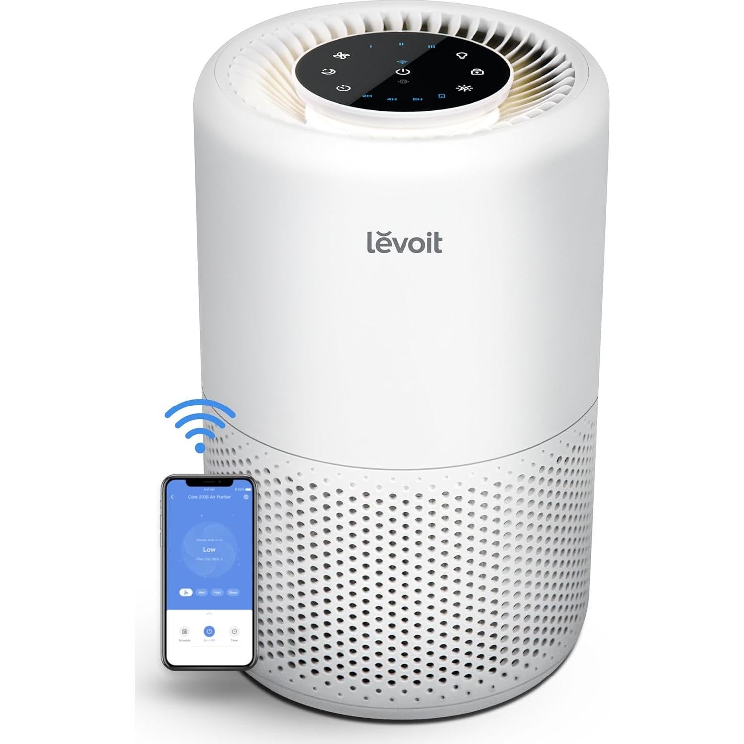 Purificador de Aire LEVOIT Core 200S con Control Remoto