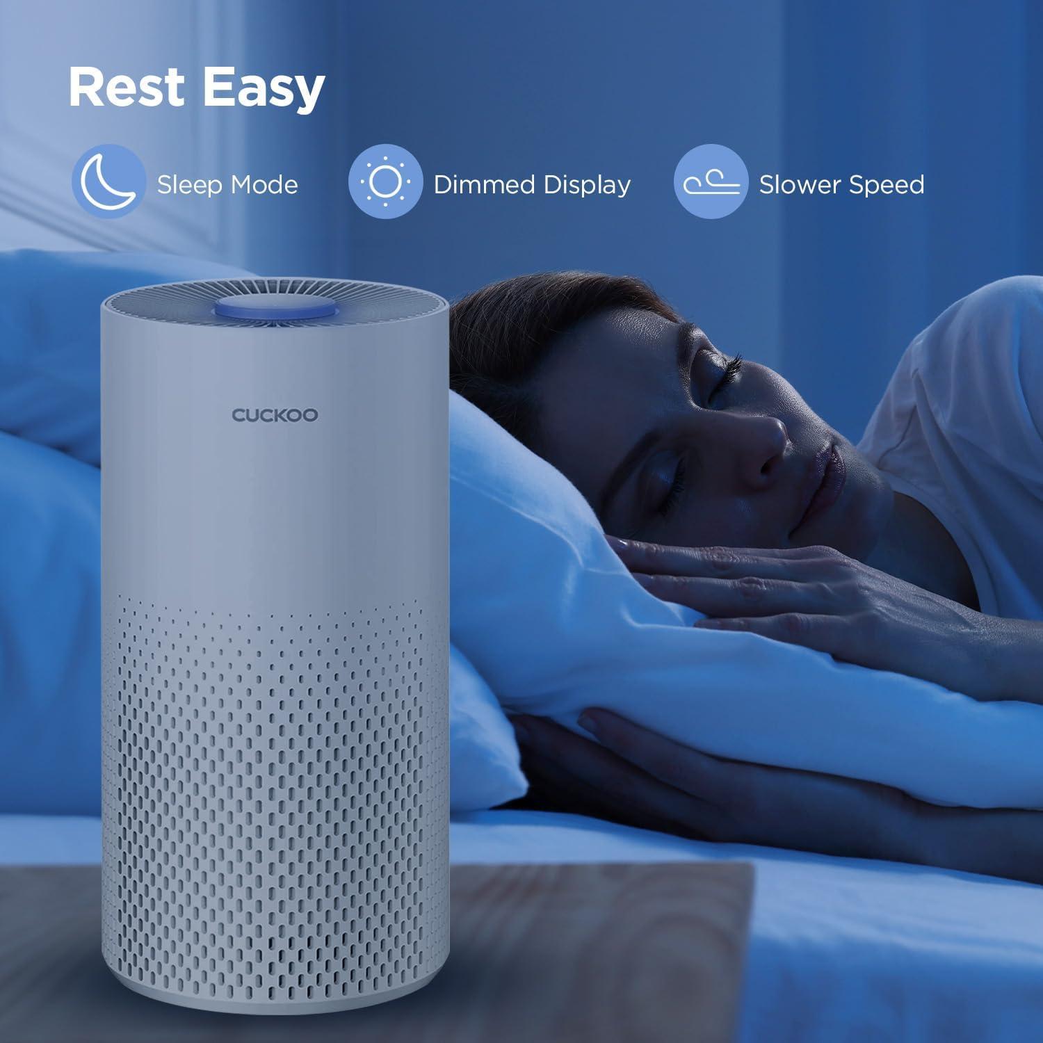 Purificador de Aire CUCKOO CAC-I0510FW HEPA H13 para 42 m²