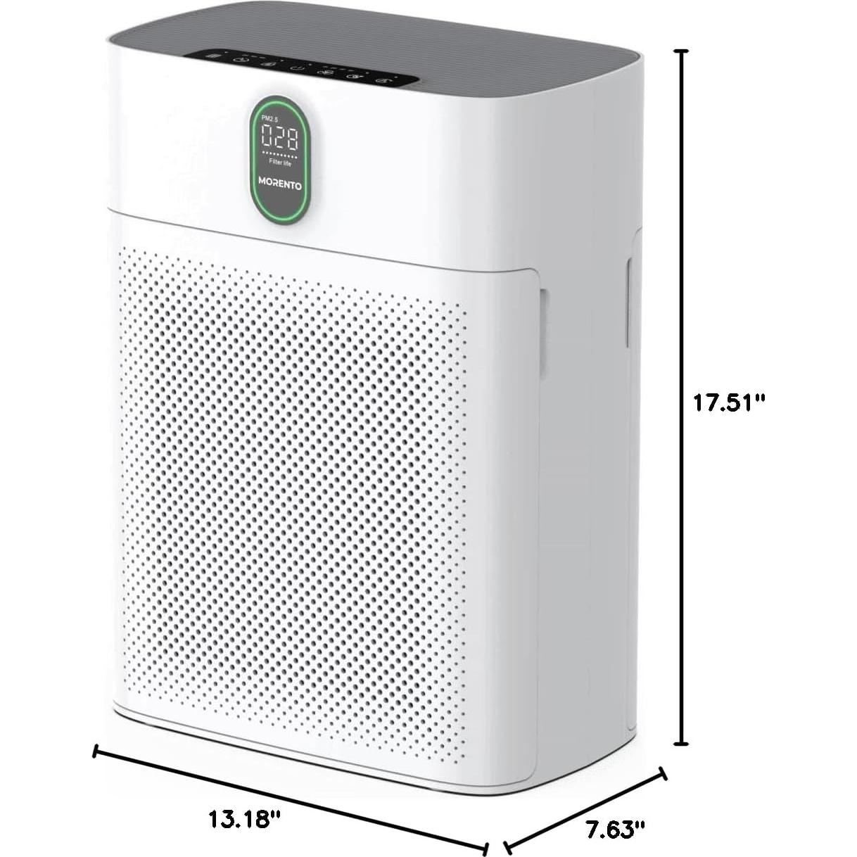 Purificador de Aire MORENTO HY4866 para Habitaciones hasta 100 m²