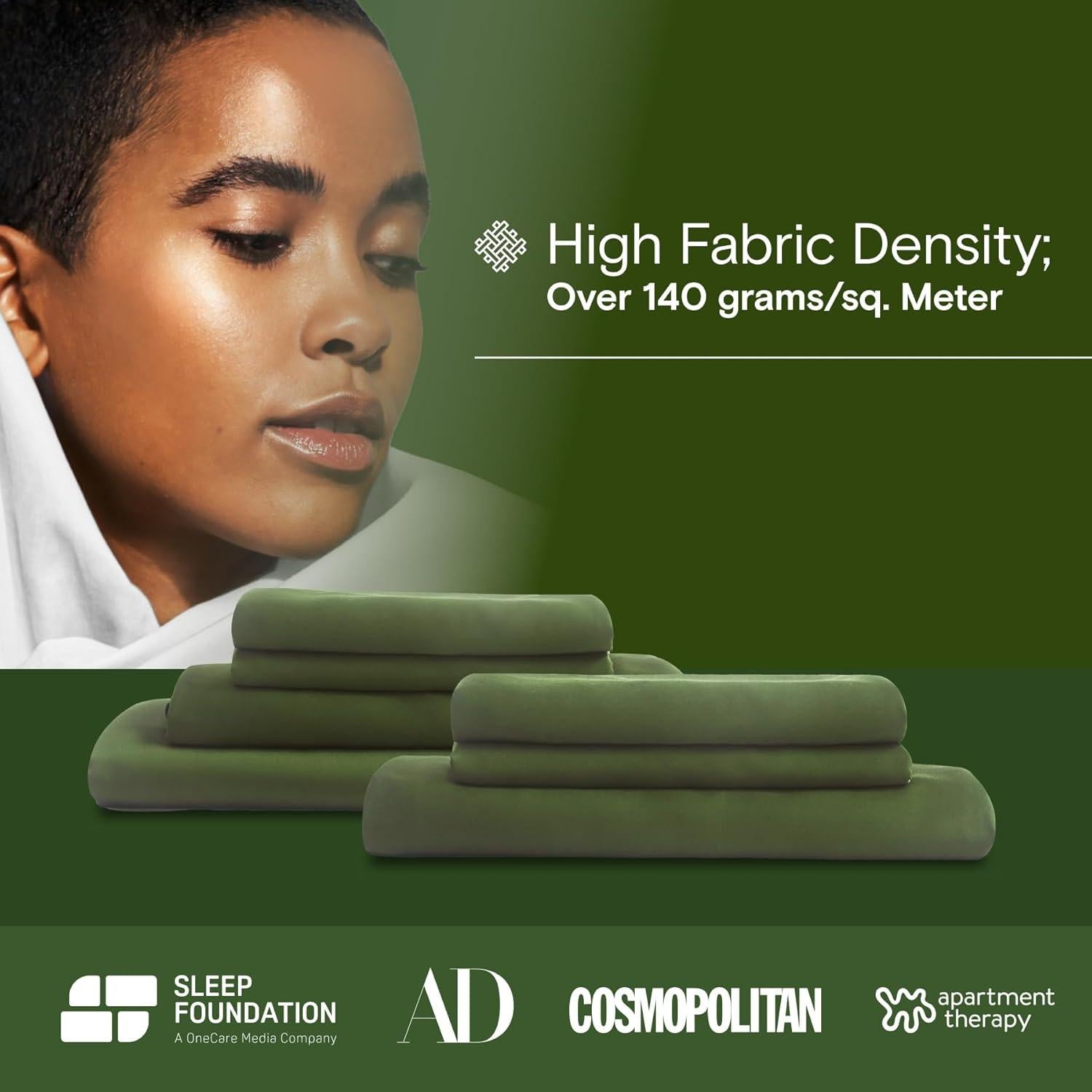 Juego de Sábanas DOZ Reina 3 Piezas Viscosa Bambú Hipoalergénicas