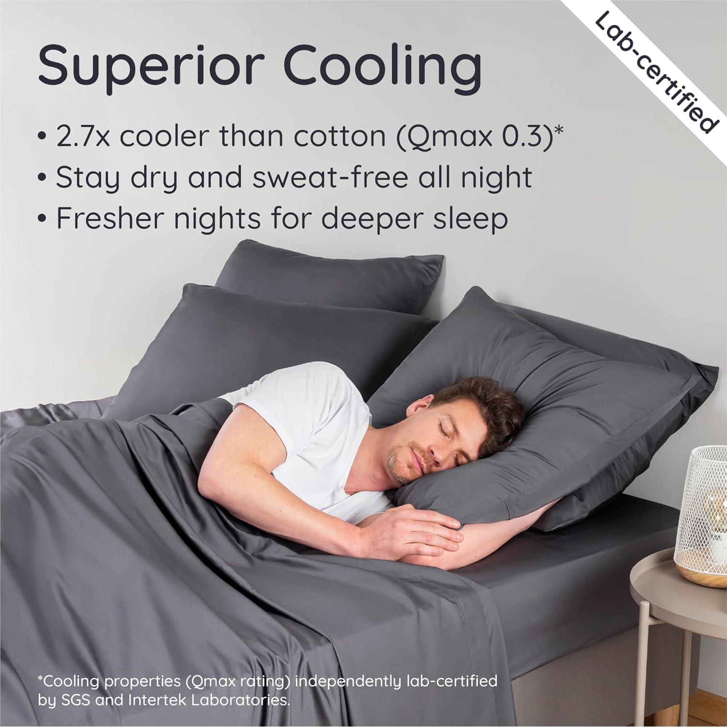 Juego de Sábanas Queen Bambaw 100% Viscosa de Bambú 4 Piezas