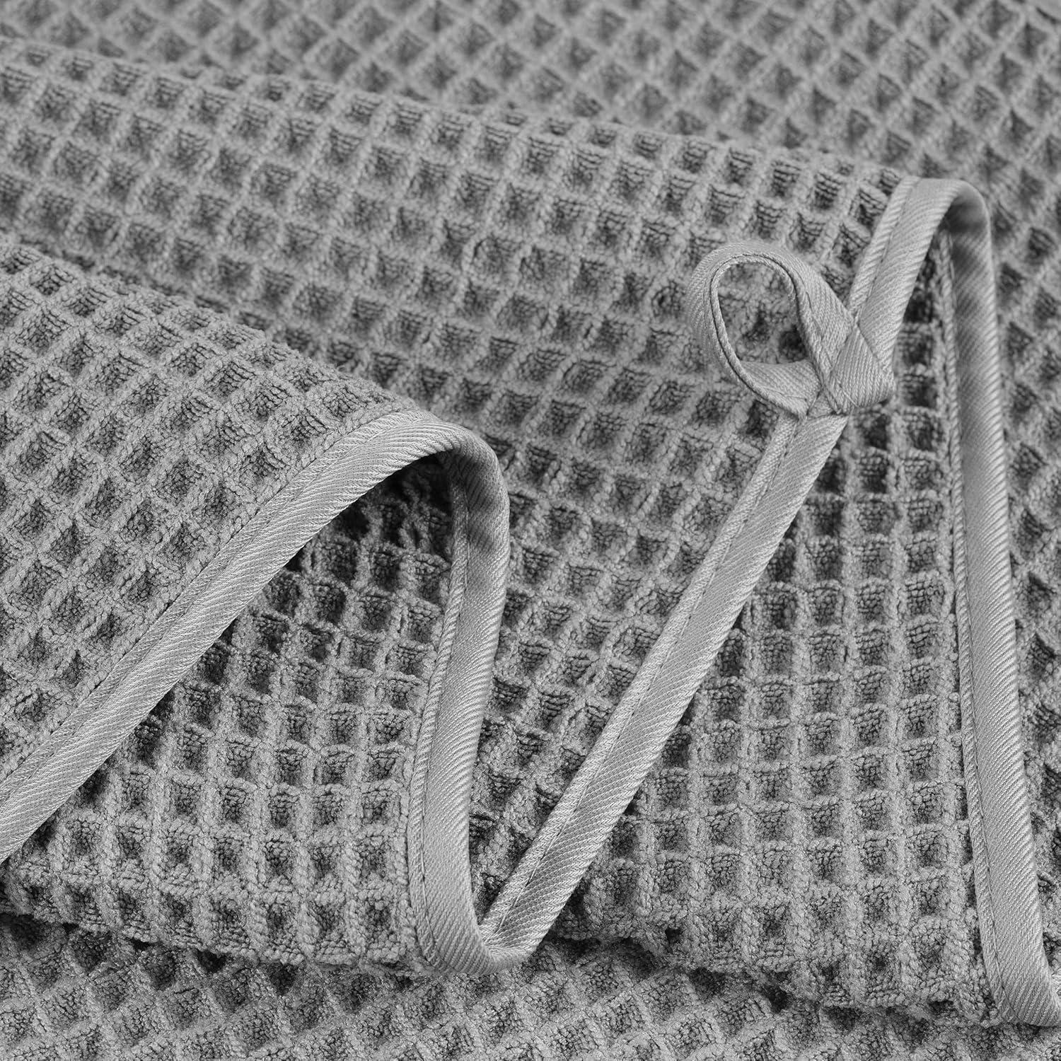 Toalla de baño POLYTE Waffle8 Microfibra Grande 76.2x152.4cm 4 Unidades