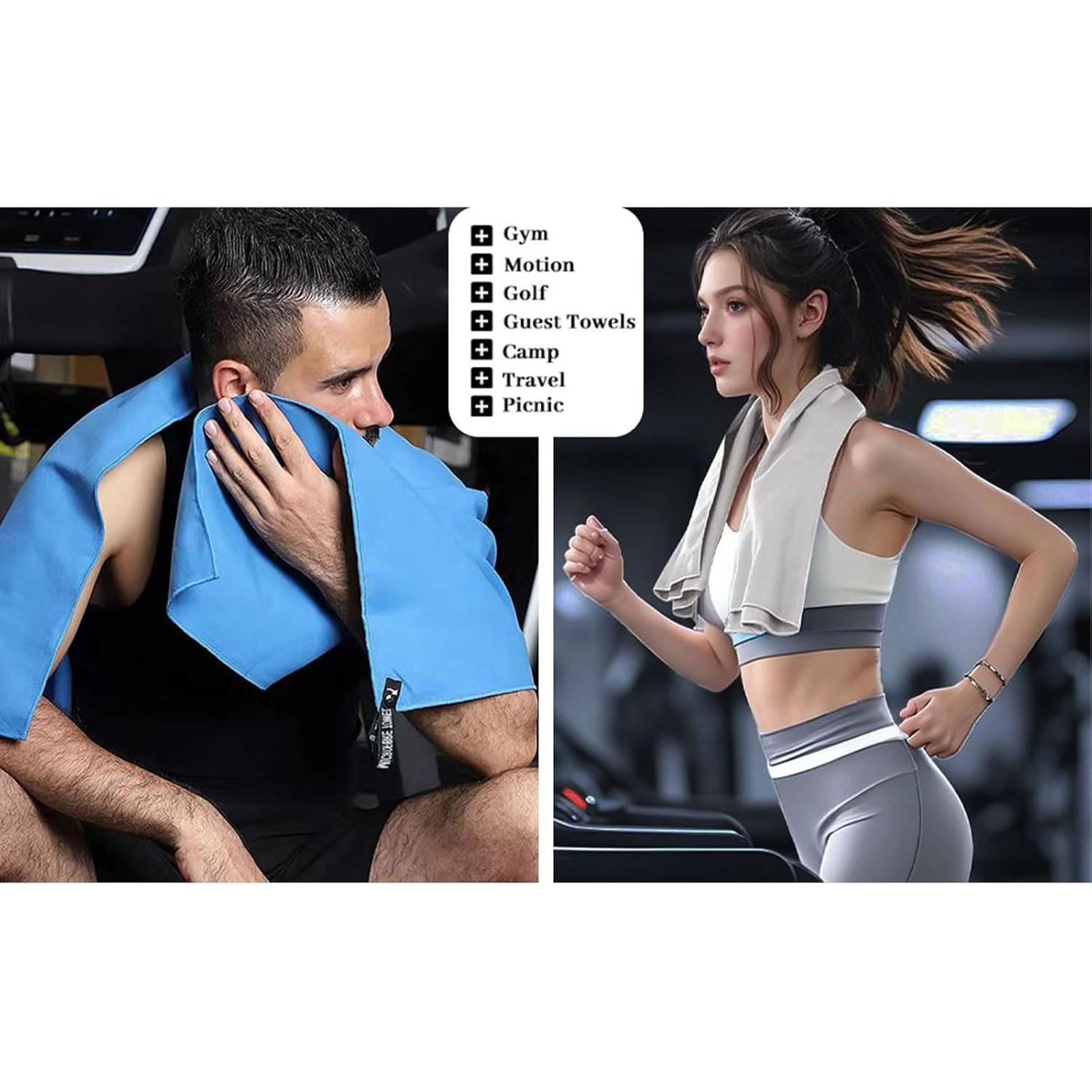 Toalla de Gimnasio Wuwahold Microfibra 40.6x81.3 cm Ultra Absorbente