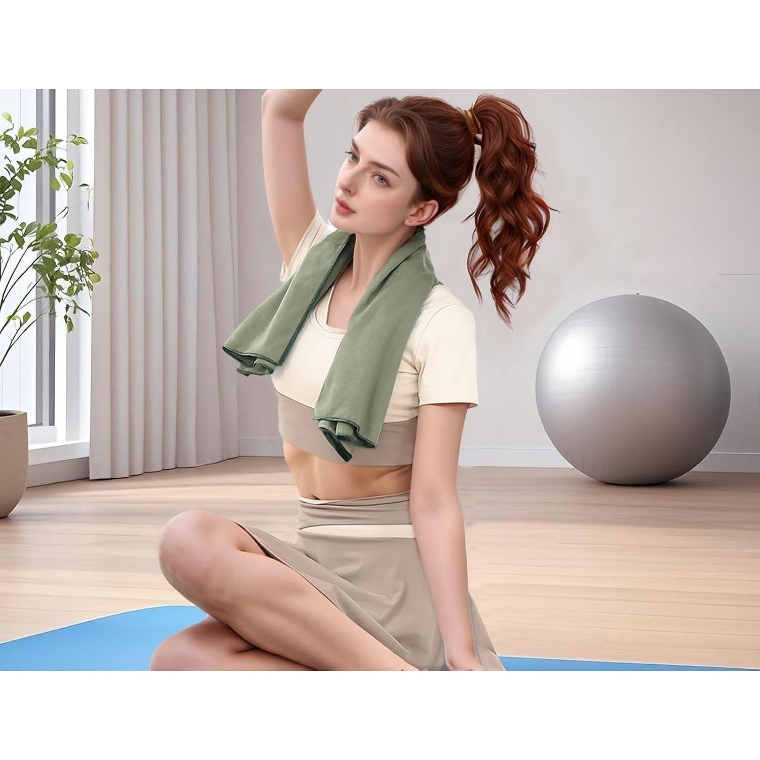 Toalla de Gimnasio Wuwahold Microfibra 40.6x81.3 cm Ultra Absorbente