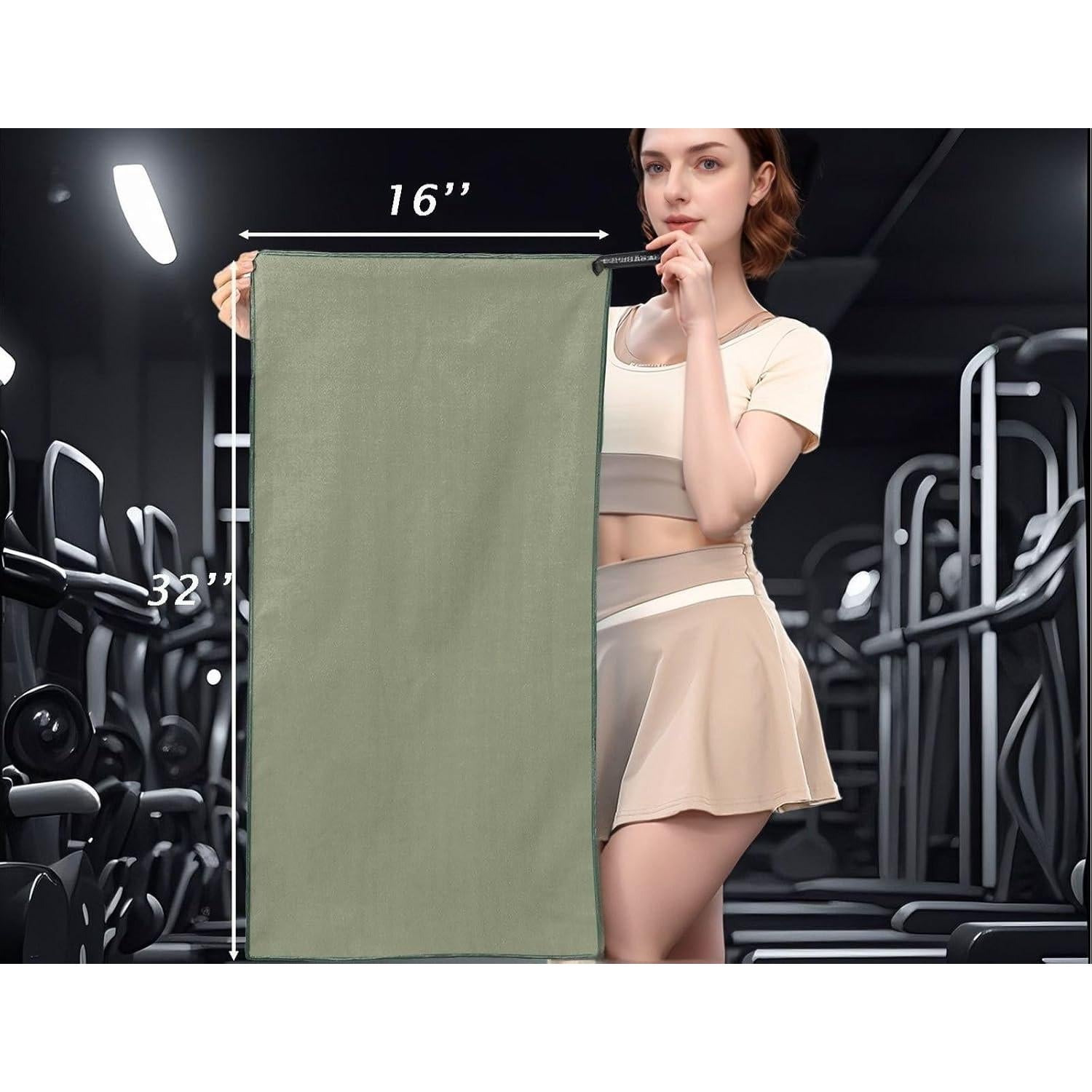 Toalla de Gimnasio Wuwahold Microfibra 40.6x81.3 cm Ultra Absorbente
