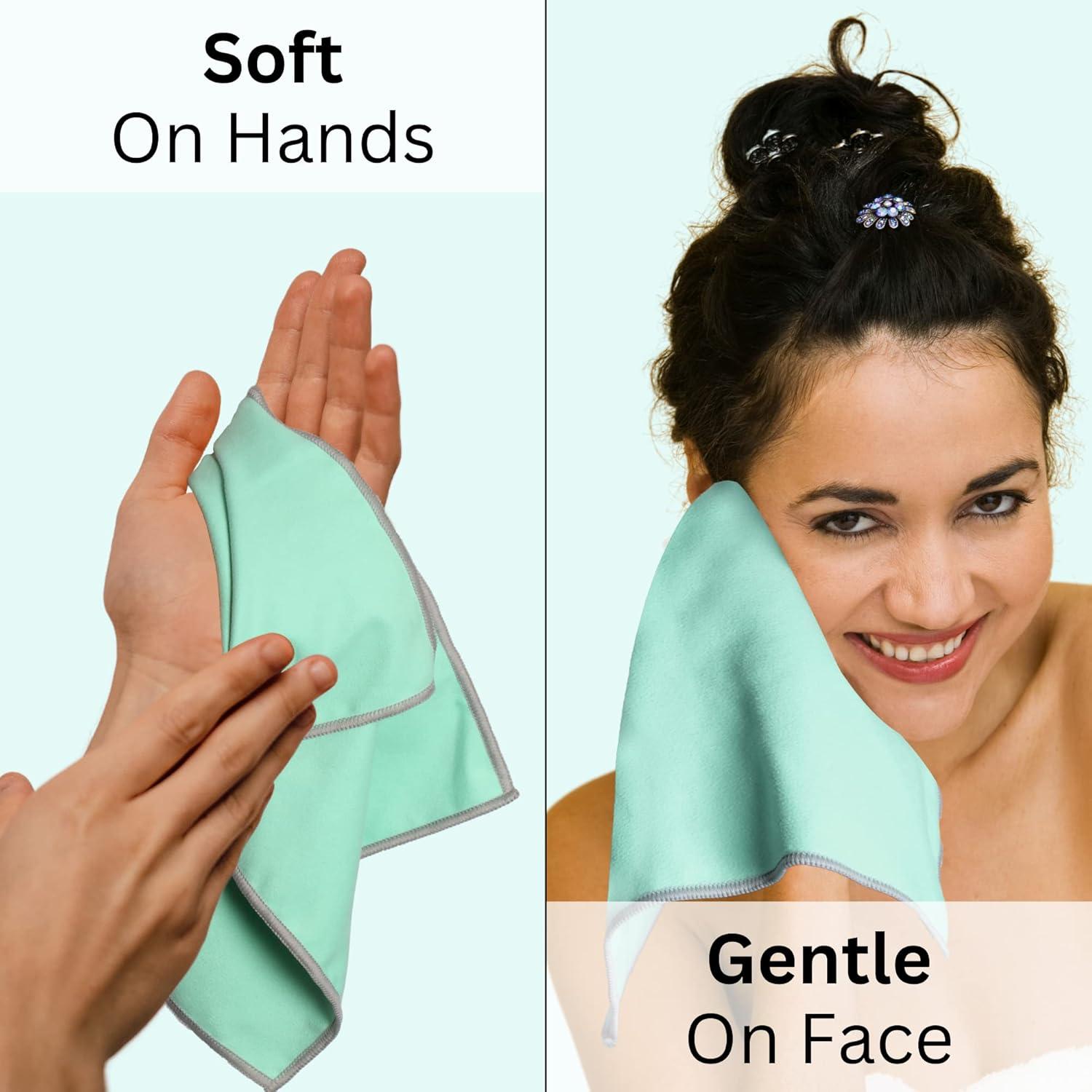 Toalla de Microfibra Compacta Genérica 25x32 cm Secado Rápido