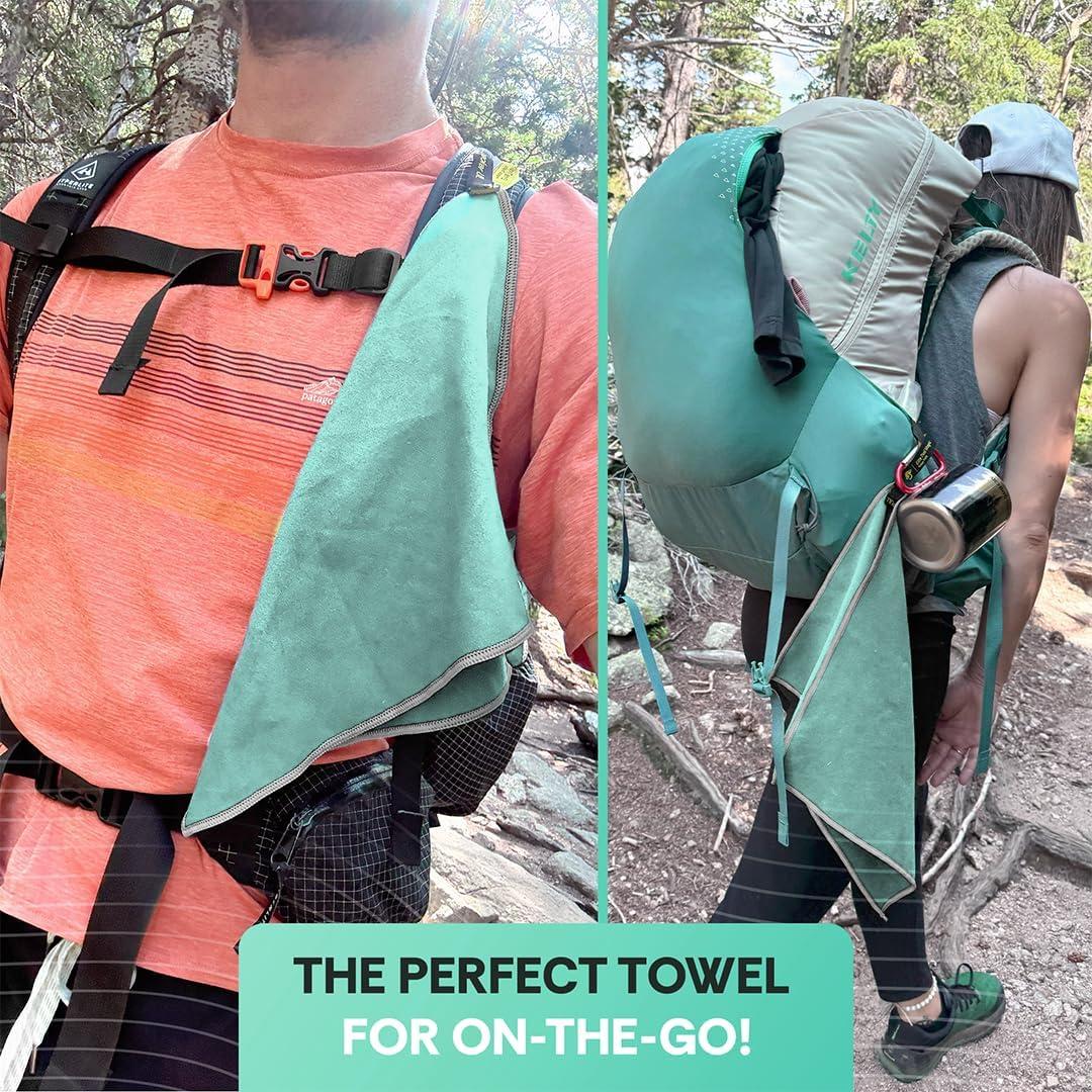 Toalla de Microfibra Compacta Genérica 25x32 cm Secado Rápido