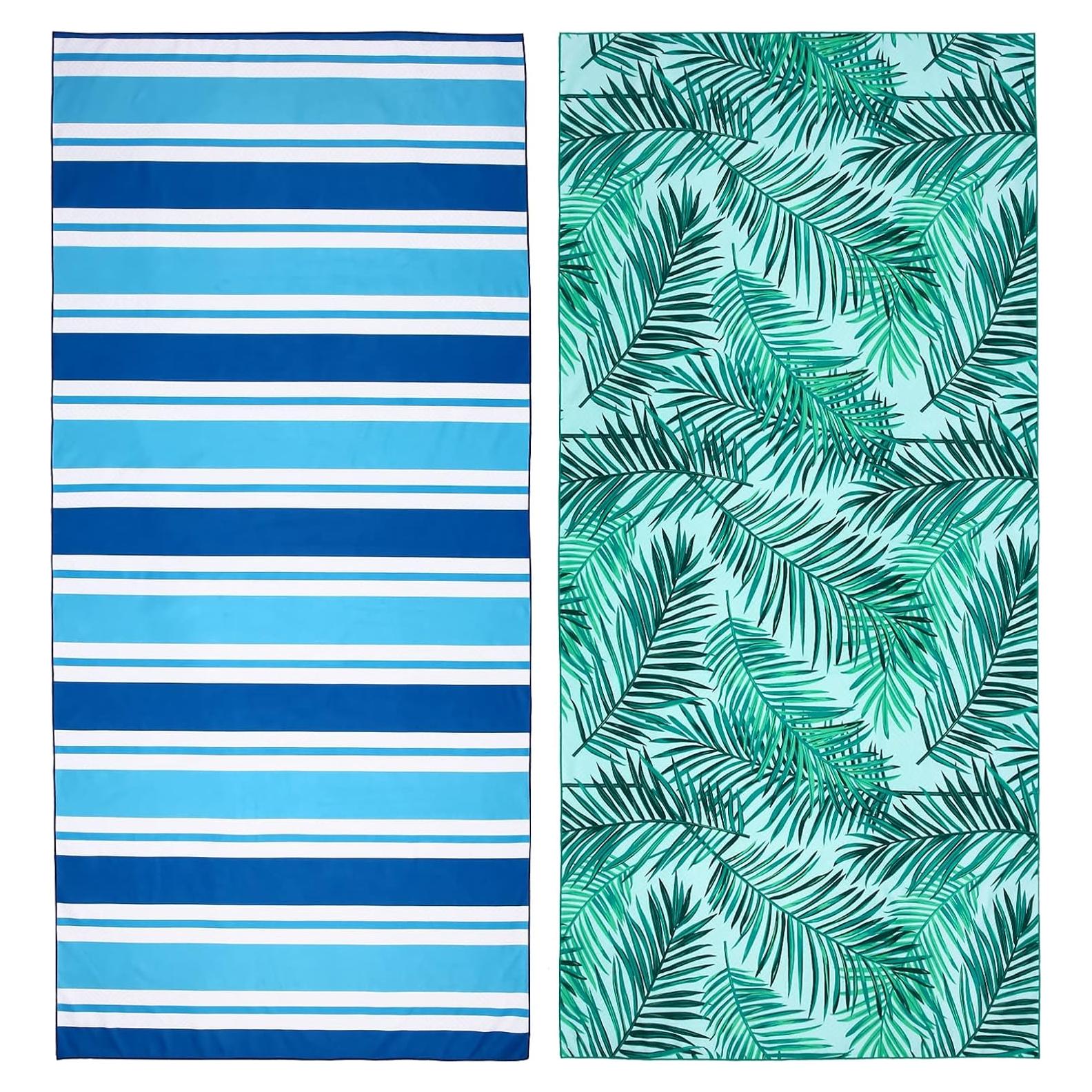 Toallas de Playa Microfibra PY SUPER MODE 2 Paquete 190.5x88.9cm