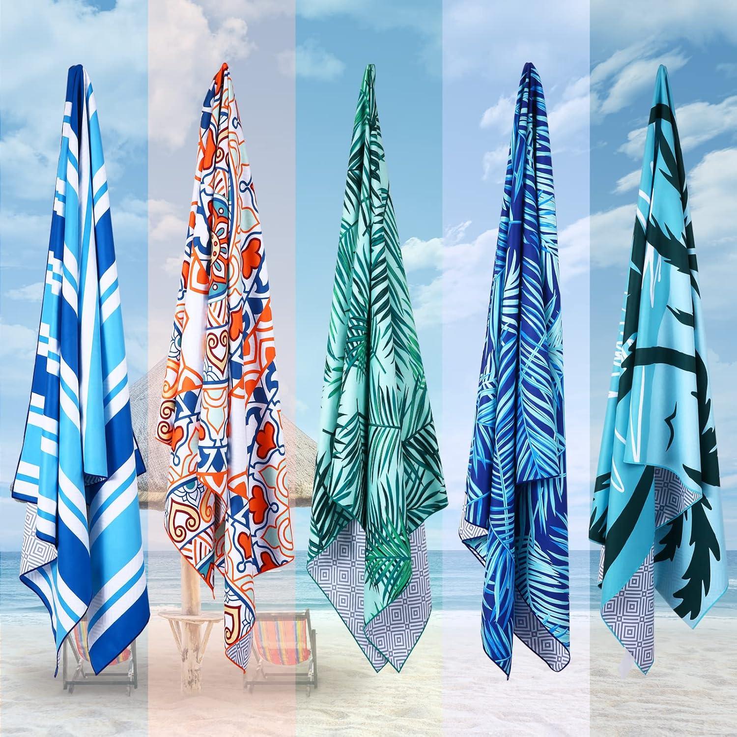 Toallas de Playa Microfibra PY SUPER MODE 2 Paquete 190.5x88.9cm