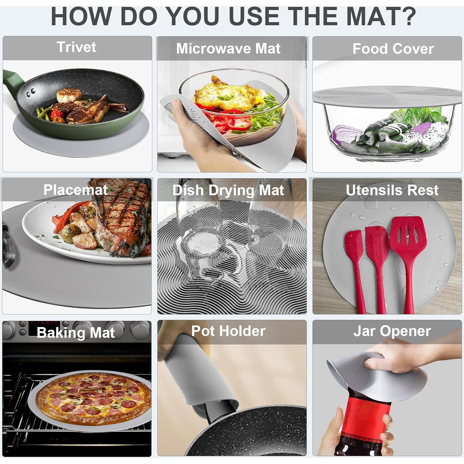 Cubierta de Alimentos para Microondas LekDrok 26.9 cm Carbón