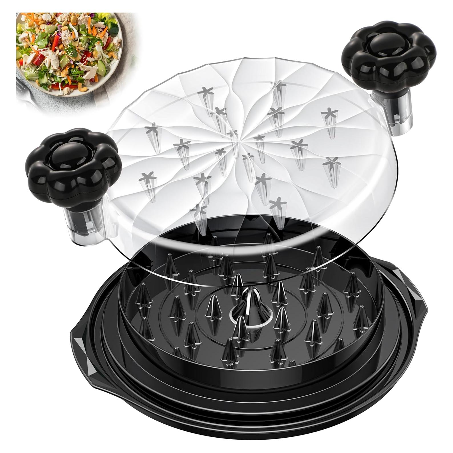 Desmenuzadora de Pollo Beiyunee 25.4 cm Antideslizante Negra