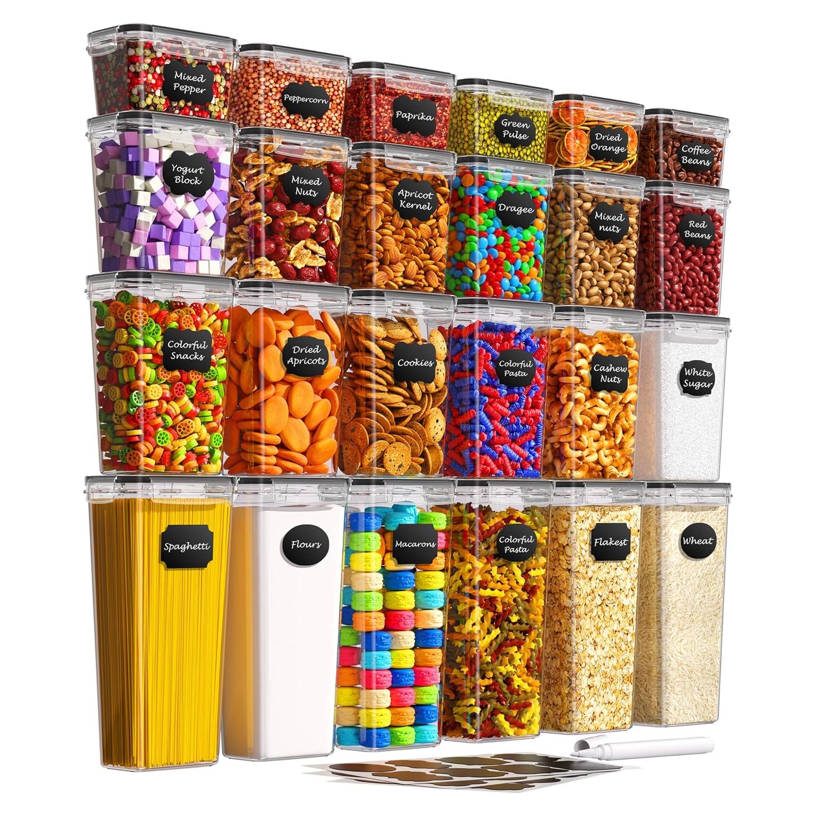 Contenedores de Almacenamiento Herméticos KEMETHY 24 Pcs