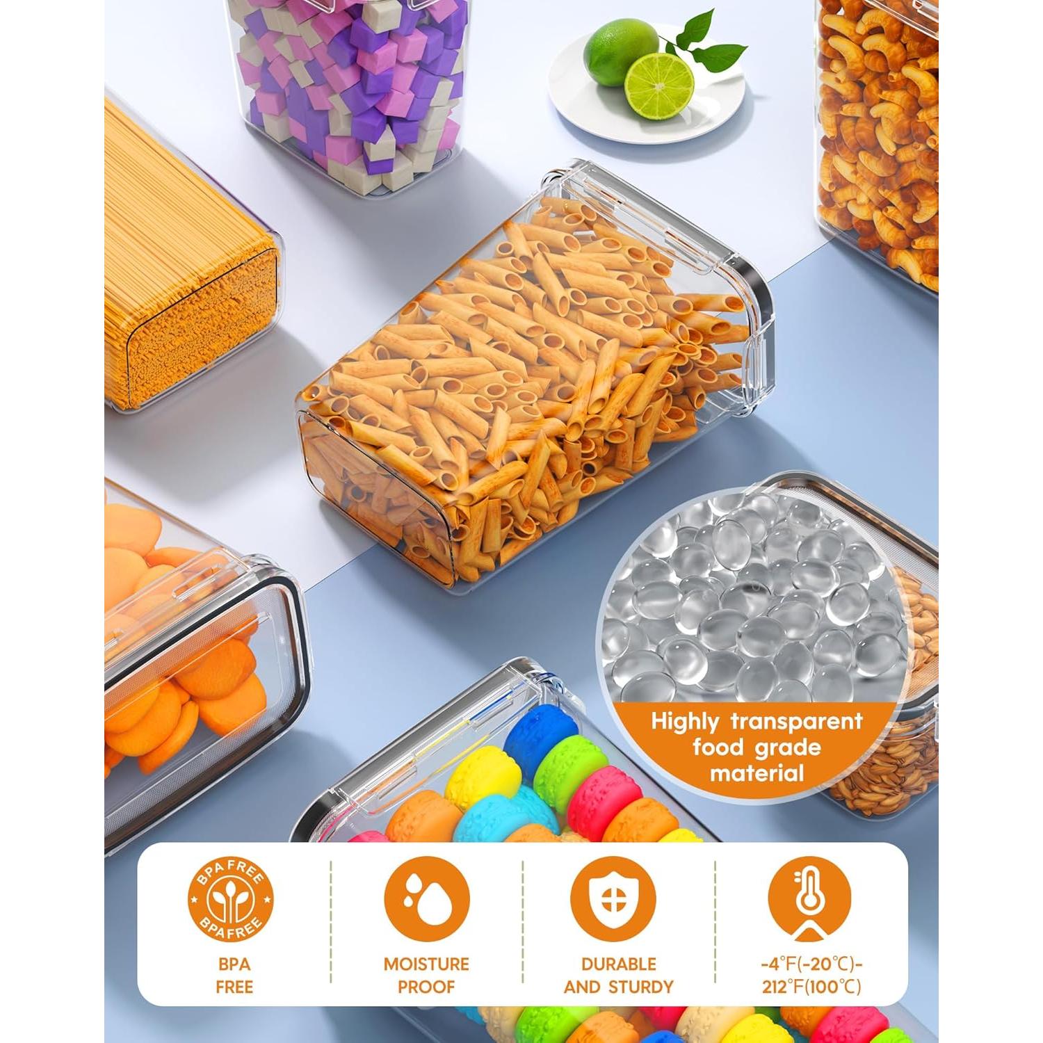 Contenedores de Almacenamiento Herméticos KEMETHY 24 Pcs