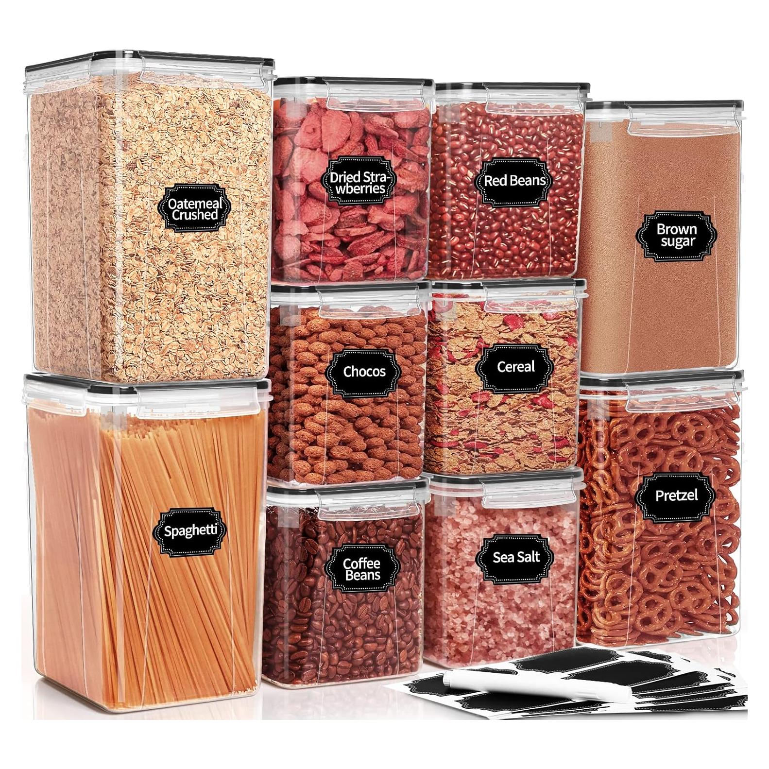 Contenedores de Almacenamiento Hermético PRAKI 10PCS 5.2L