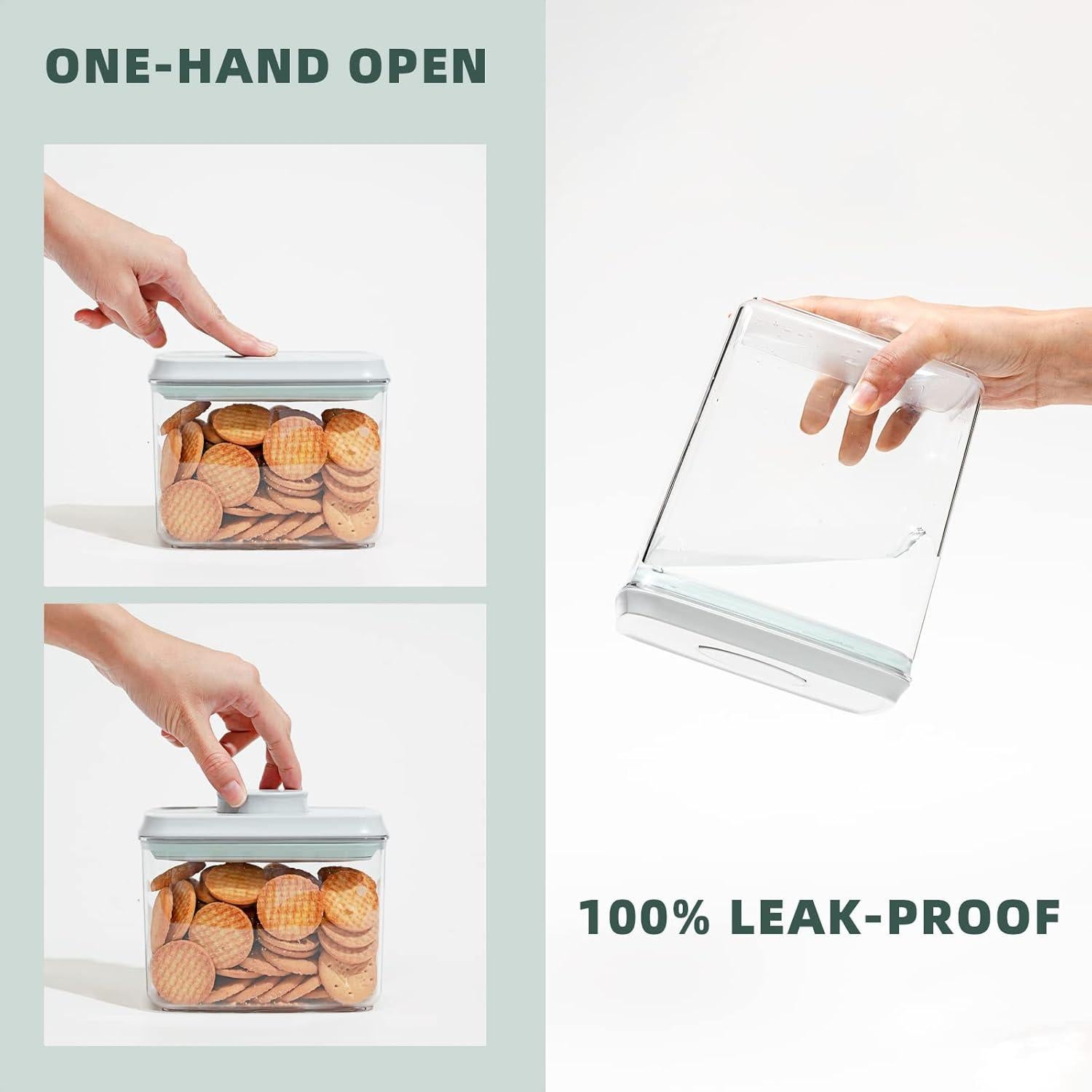 Set de 10 Contenedores Herméticos Tourdeus Apilables BPA Free