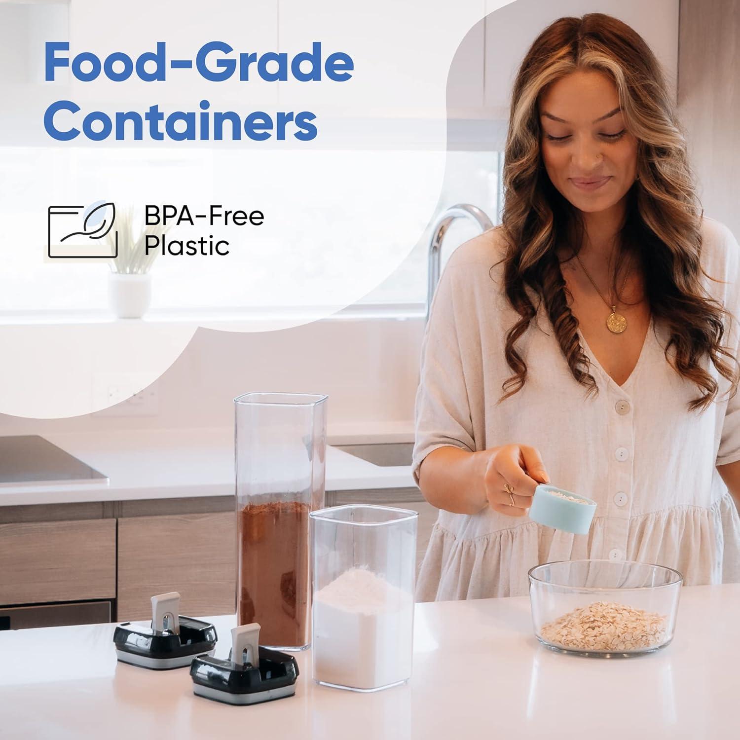 Set de 7 Contenedores Herméticos Camino del Chef - Plástico Transparente