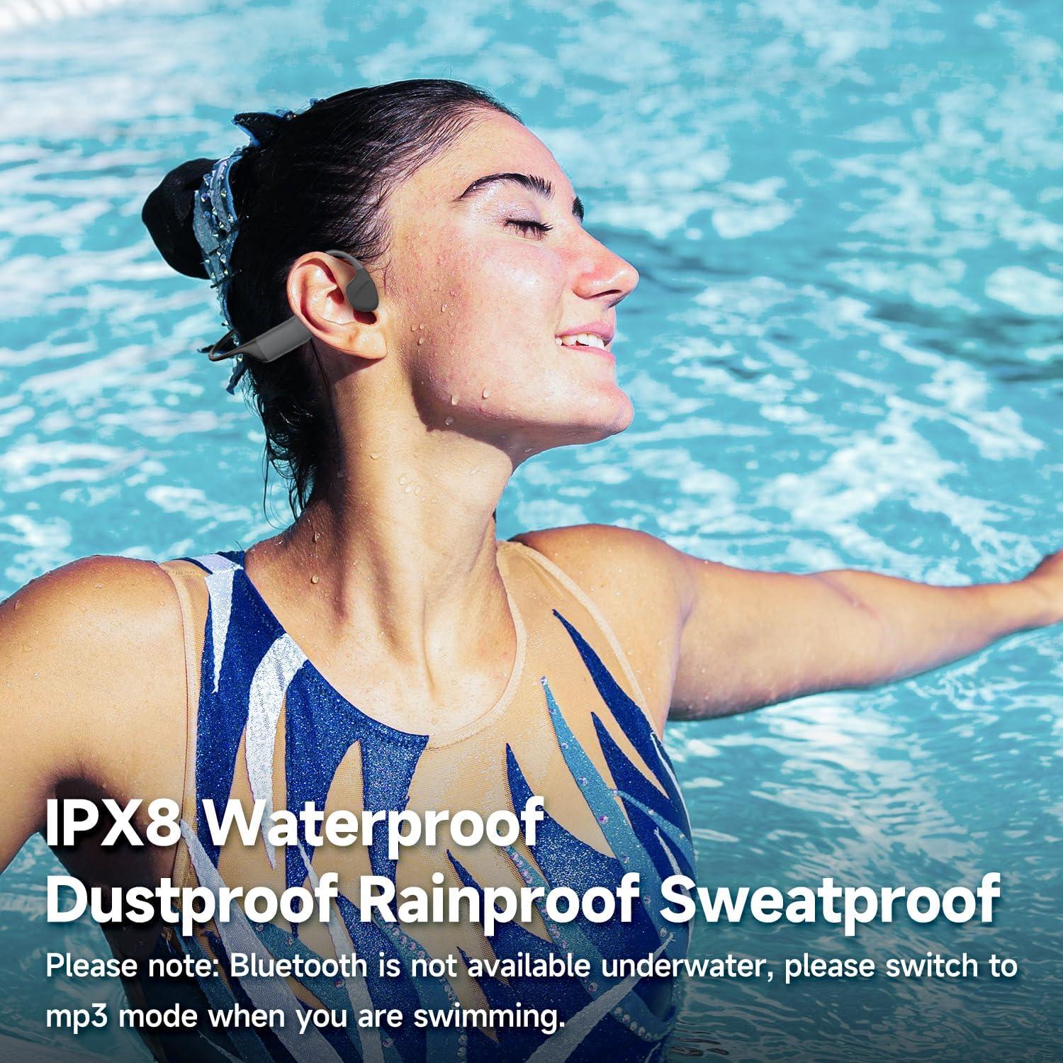 Auriculares de Conducción Ósea JVenus S800pro Bluetooth 5.4 IPX8