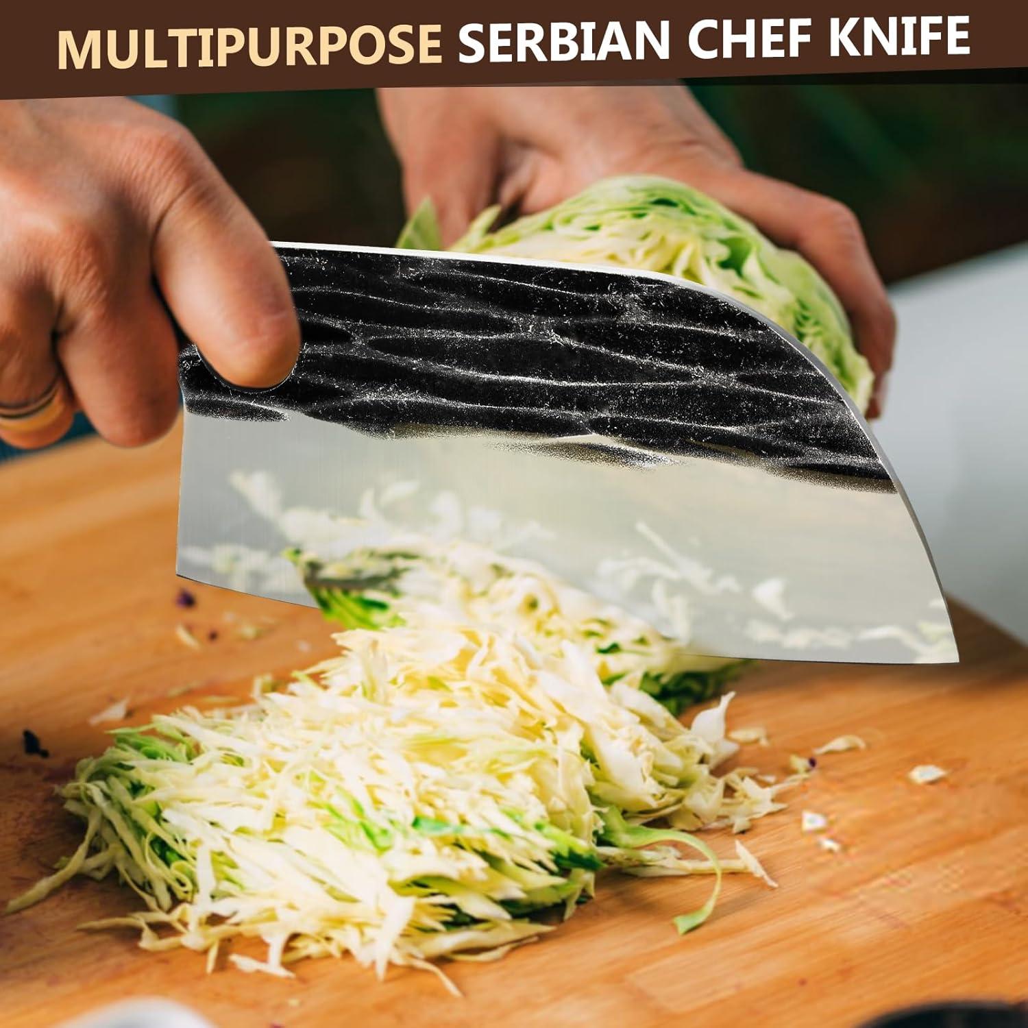 Cuchillo de Chef Huusk Forjado Acero Alto Carbono 30.48 cm