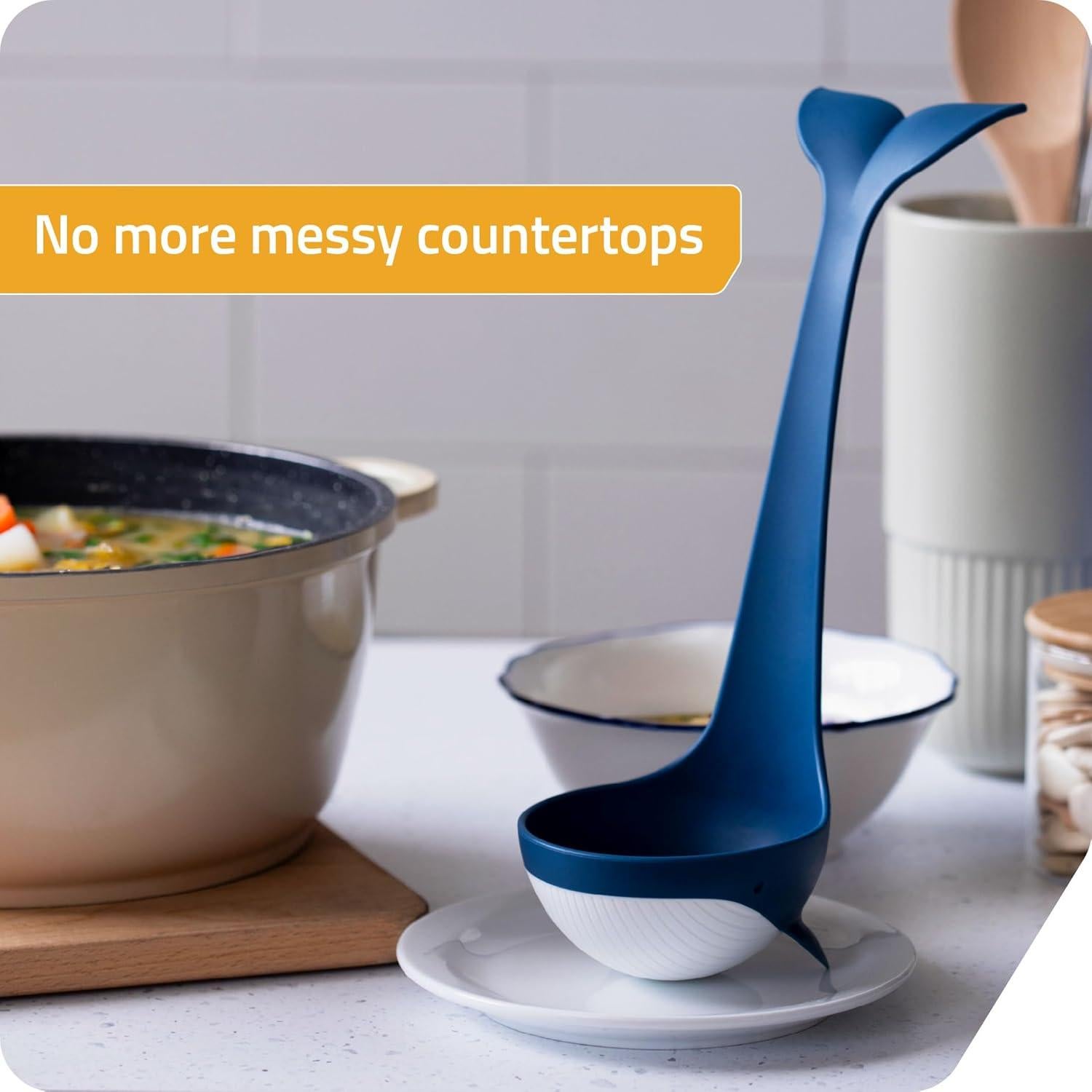 Cuchara para sopa Peleg Design Souper Tail - 26.4 cm