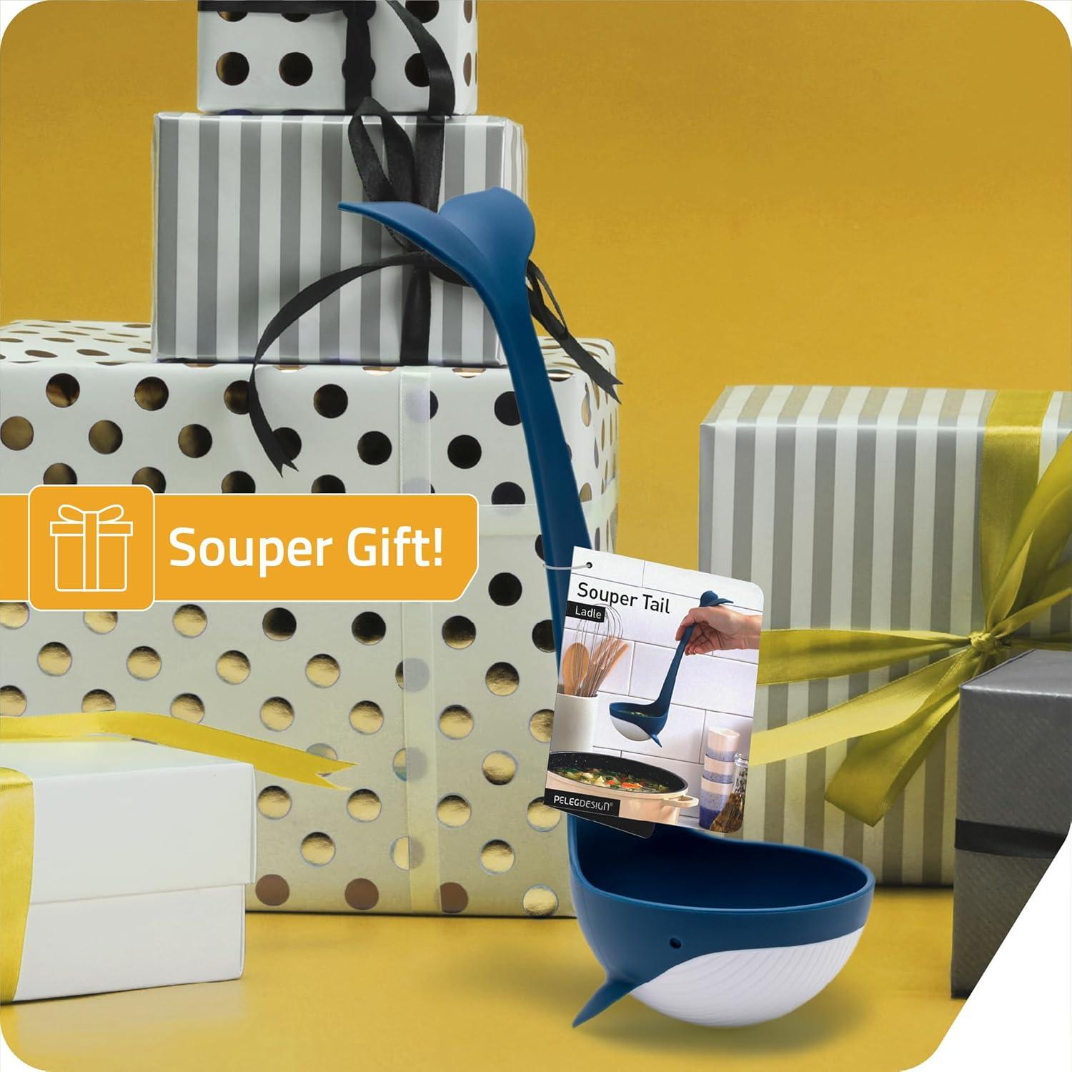 Cuchara para sopa Peleg Design Souper Tail - 26.4 cm