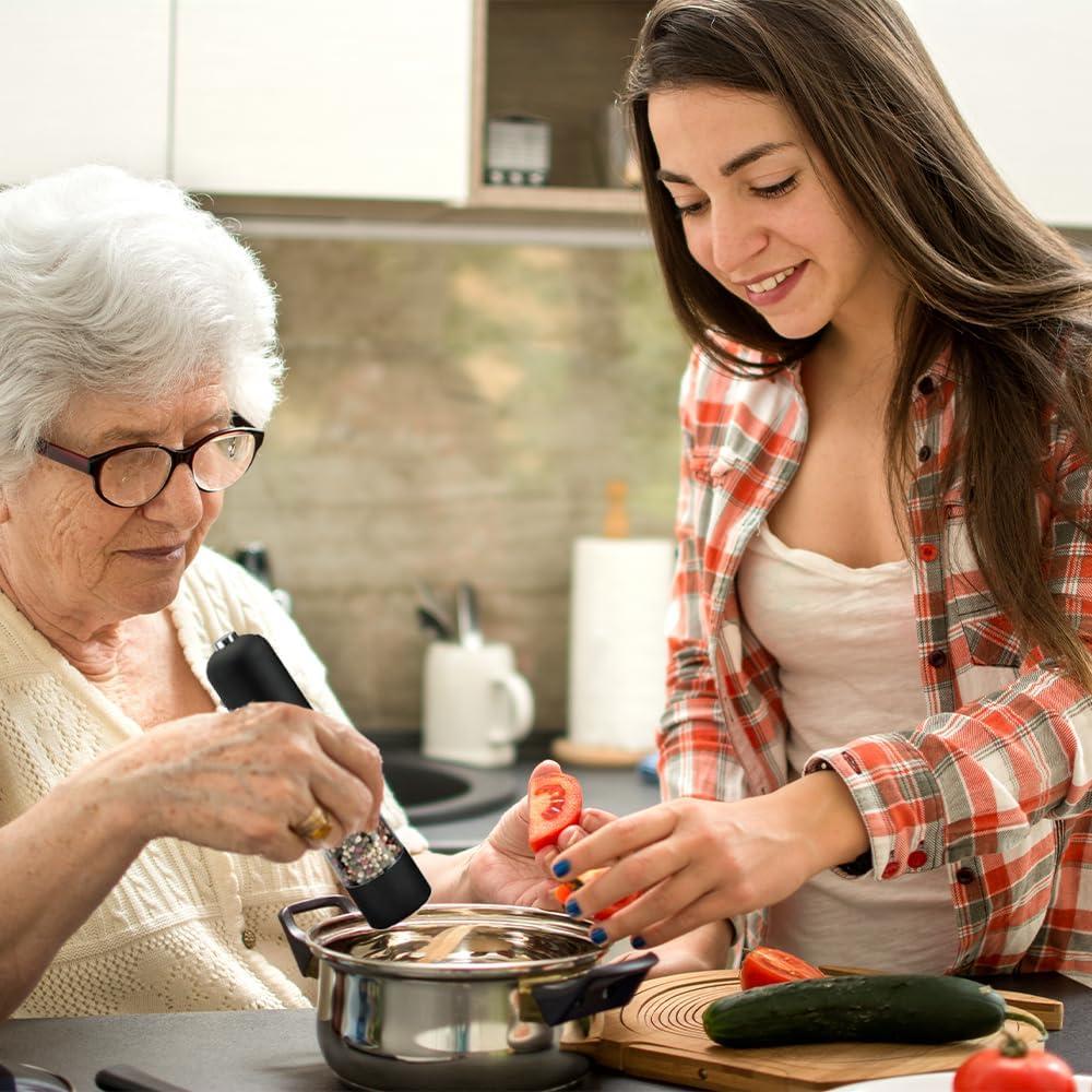 Molino Eléctrico de Sal y Pimienta HIsource Verde 238g