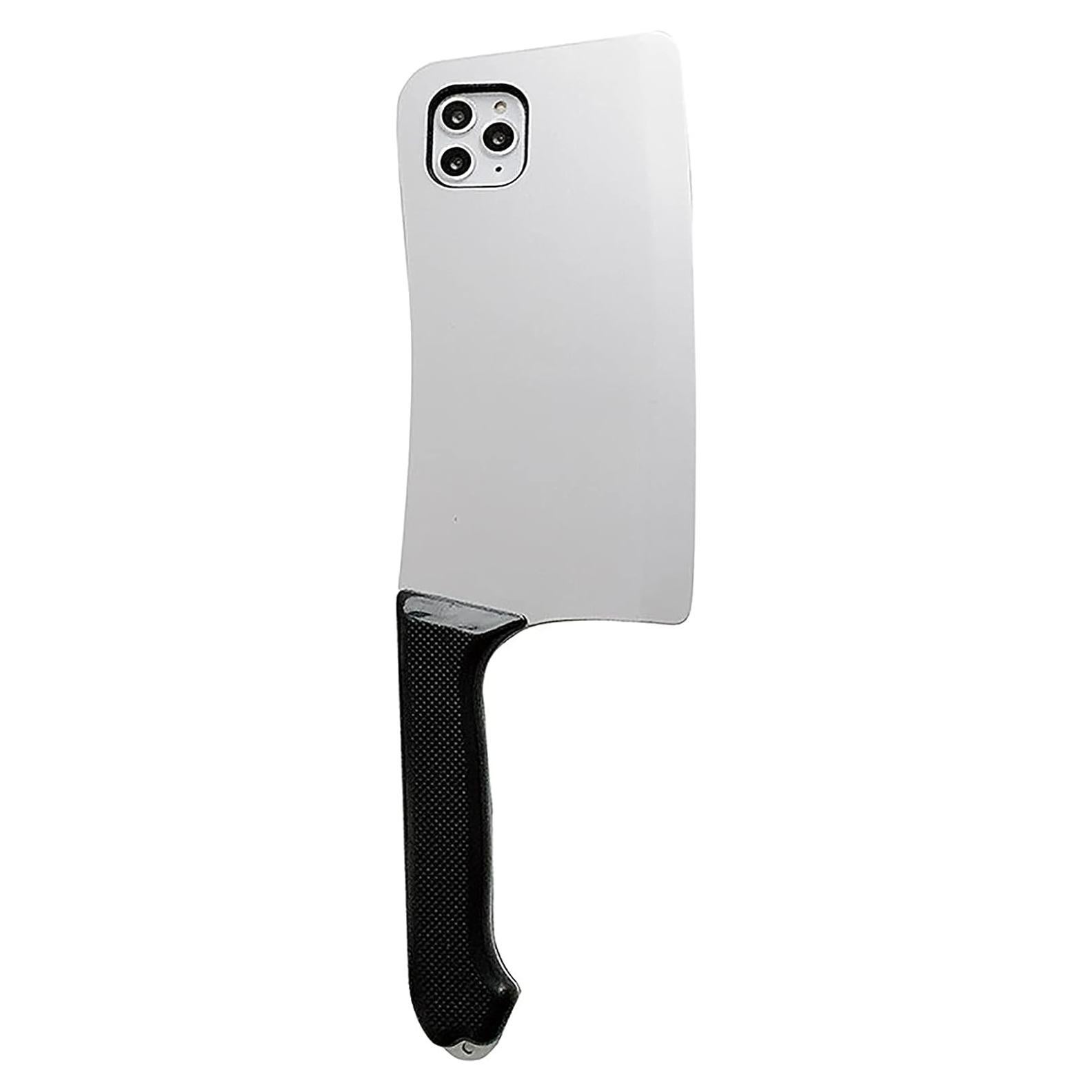 Funda de Silicona Cuchillo Divertido Yesunktt para iPhone 16 Pro Max