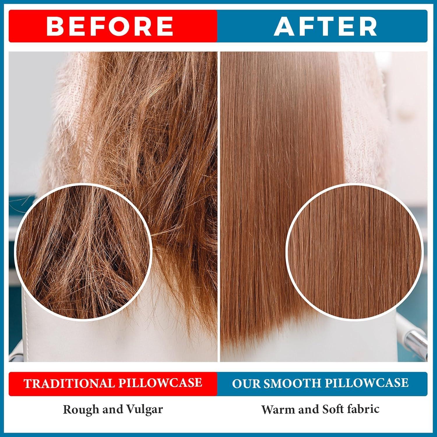 Funda de Almohada de Seda Imitación Breling 50.8x30.5cm 2 Pcs