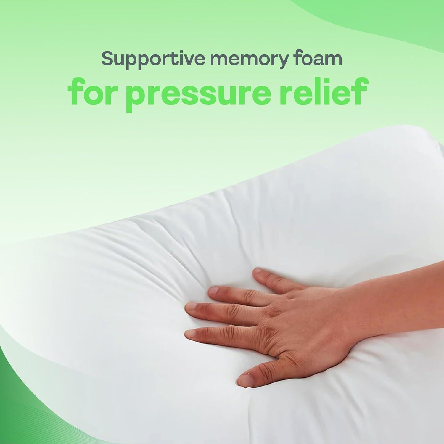 Almohada Cervical Ergonomica Sacred Thread 60x38 cm Espuma Viscoelástica