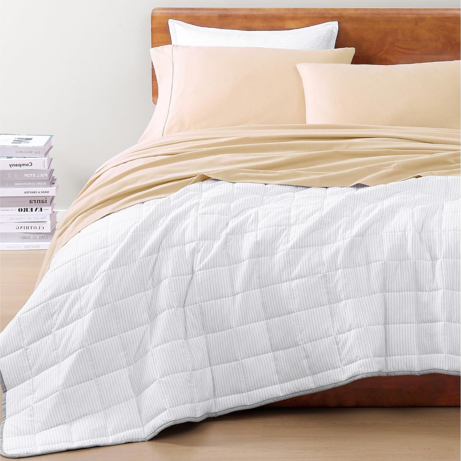 Juego de Sábanas Twin XL Lane Linen 100% Algodón Orgánico