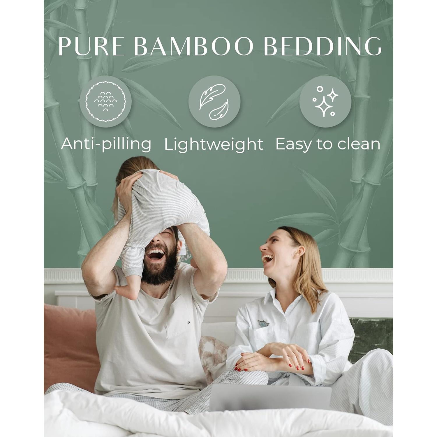 Sábana Plana Queen Linenwalas - Rayón de Bambú Marfil