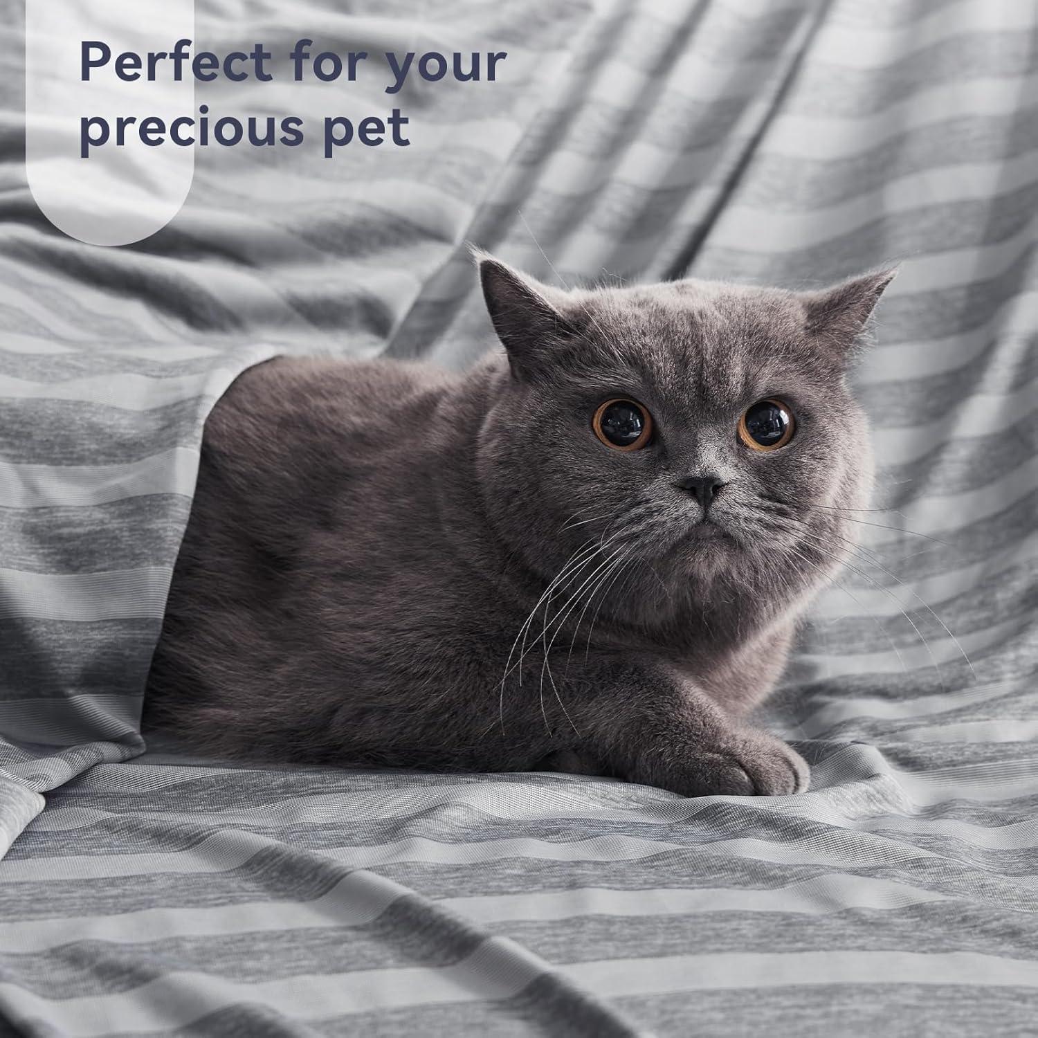 Manta Refrigerante Guohaoi 90x90 cm, Fibra Arc-Chill, Gris