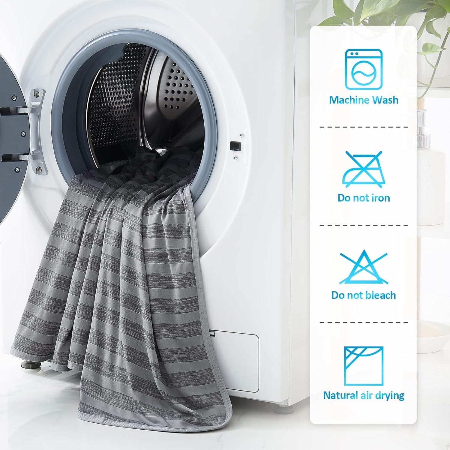 Manta Refrigerante Guohaoi 90x90 cm, Fibra Arc-Chill, Gris