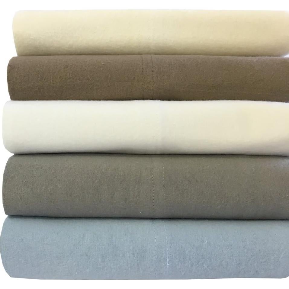 Juego de Sábanas de Franela 100% Algodón Rey Royal Hotel