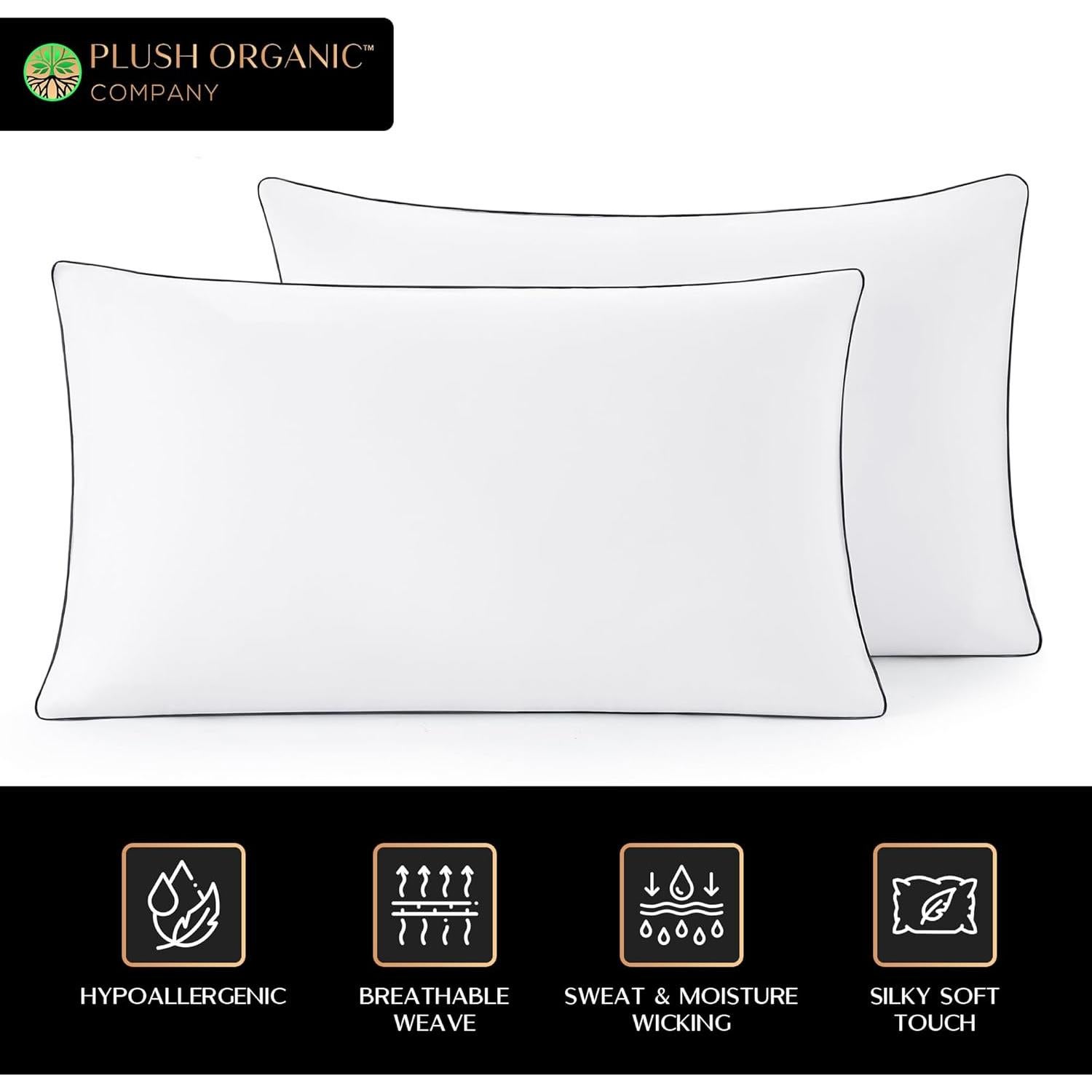 Juego de Sábanas de Lujo Queen Plush Organic 4 Piezas Viscosa