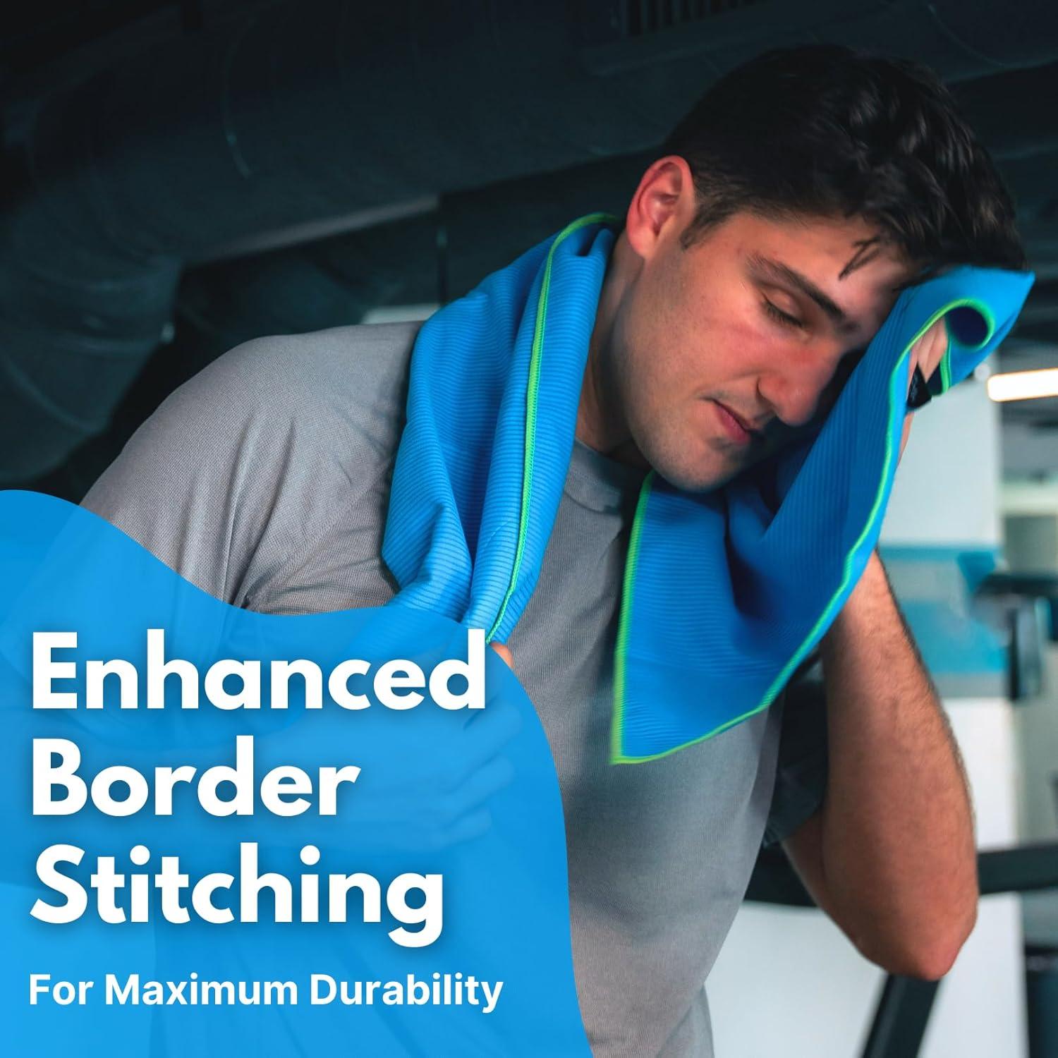 Toalla de Playa Microfibra ECCOSOPHY Grande Azul 180x89 cm