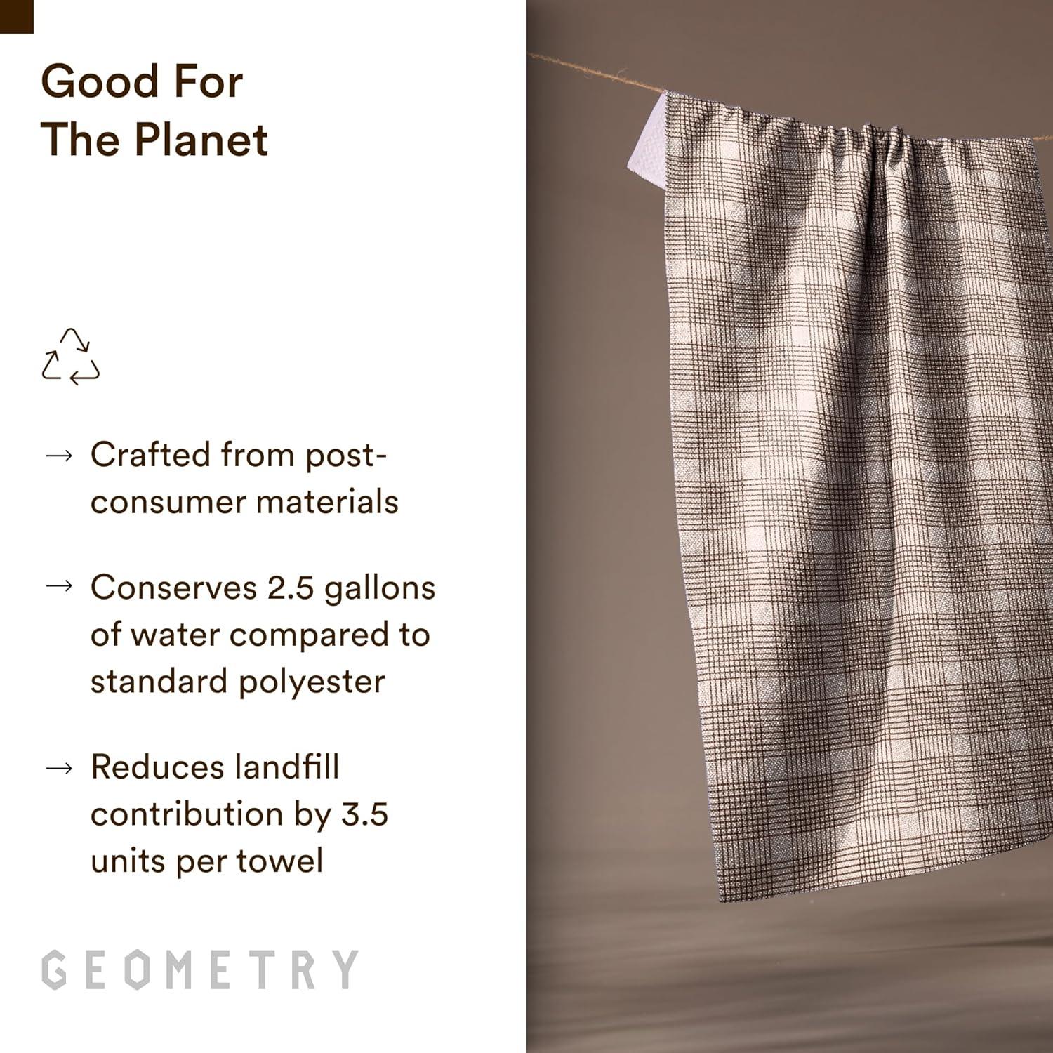 Toalla de Cocina GEOMETRY Microfibra Secado Rápido 45x76 cm