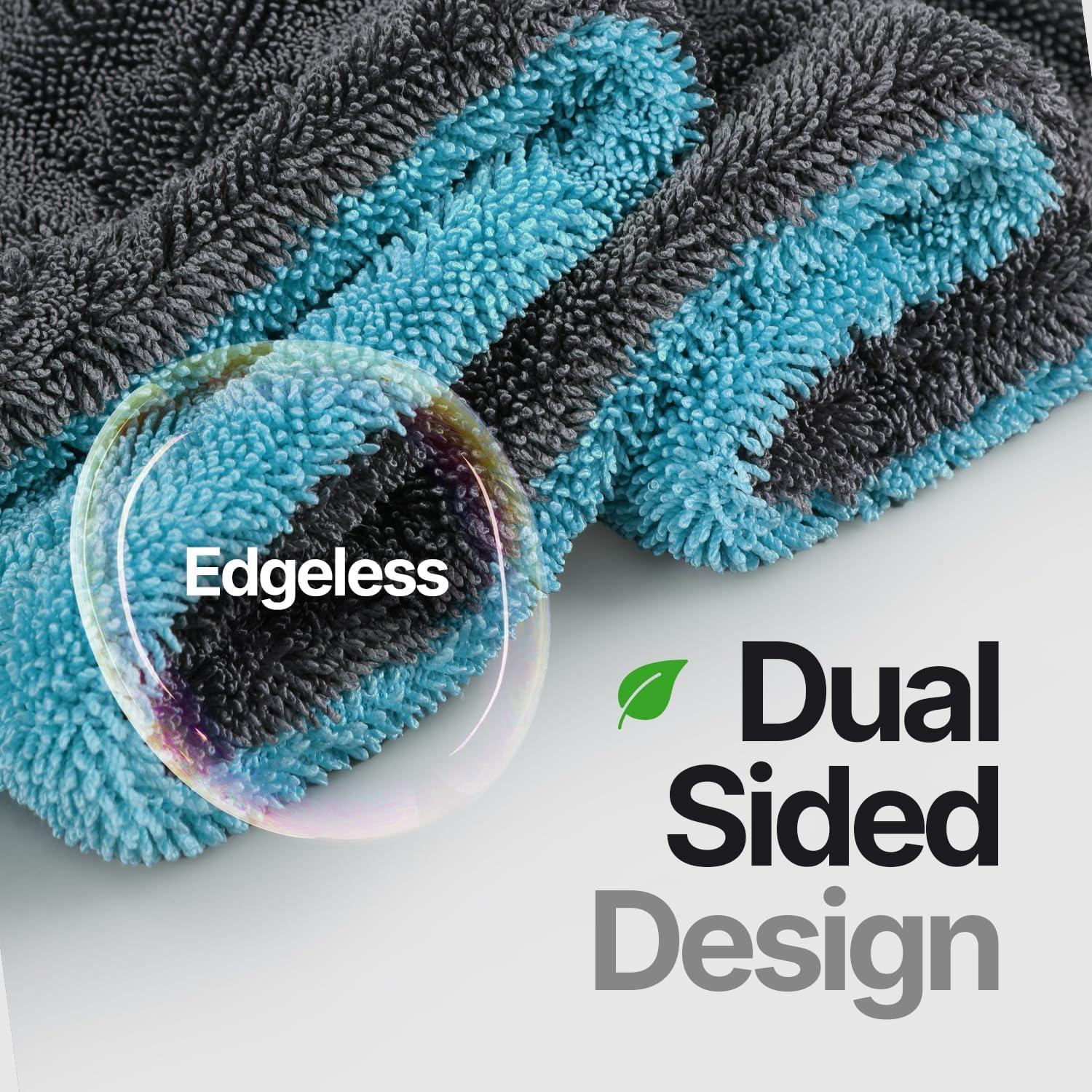 Toallas de Microfibra para Detallado de Coches Crystal Clean 2pcs