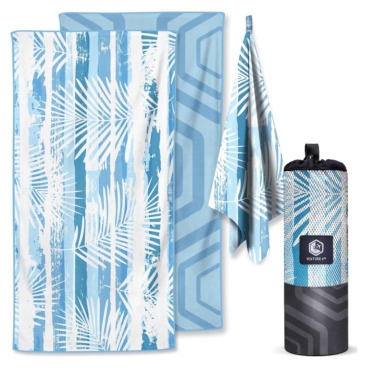 Toalla de Playa Microfibra Venture 4TH Ocean Vibe 198x89 cm