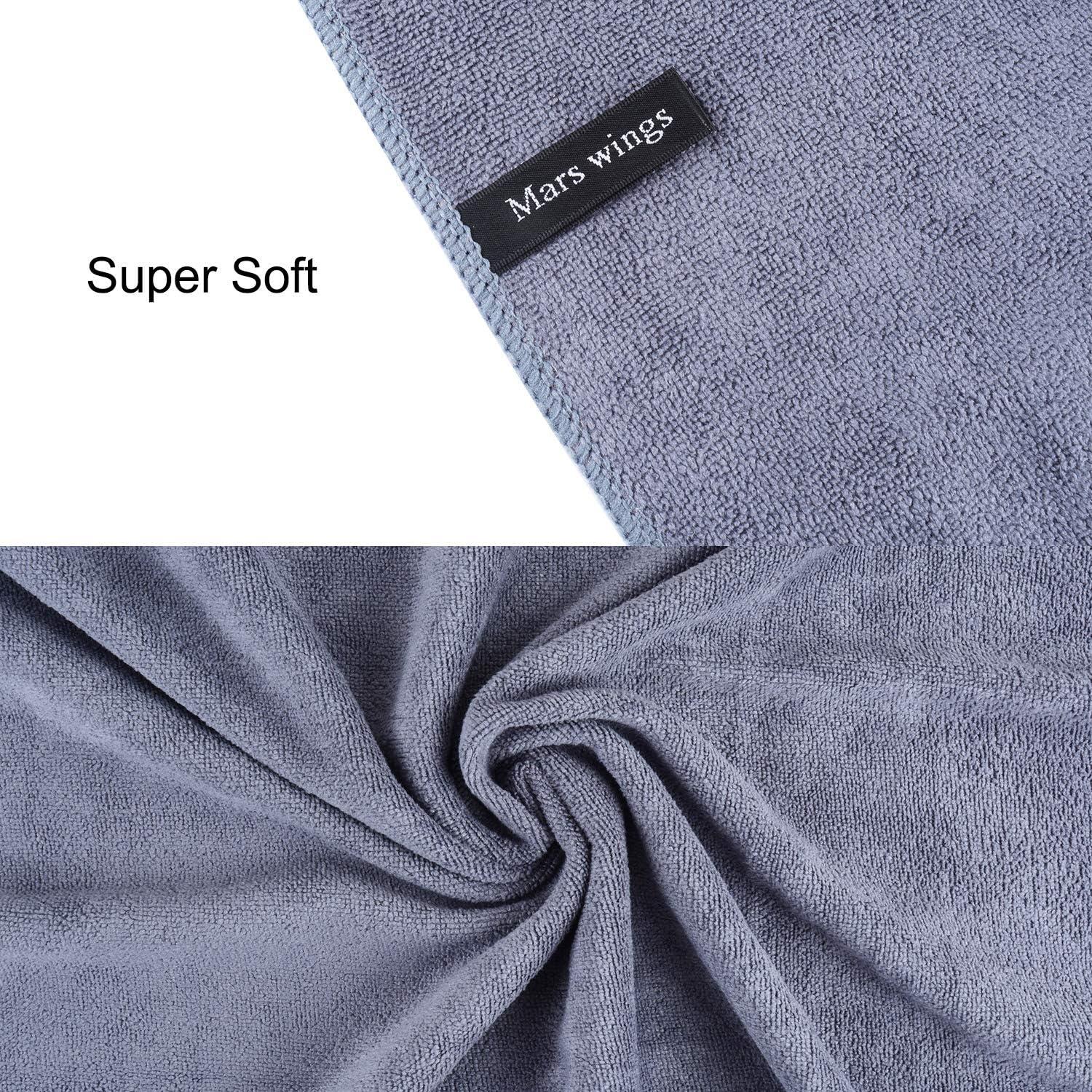 Toallas de Baño Microfibra Mars Wings 81x180 cm 2 Piezas Gris