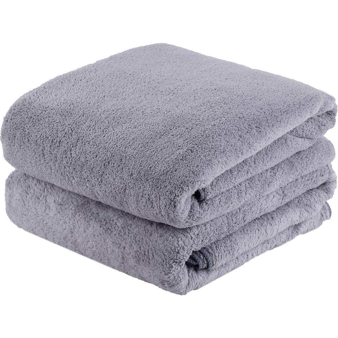 Toallas de Baño Microfibra Mars Wings 81x180 cm 2 Piezas Gris