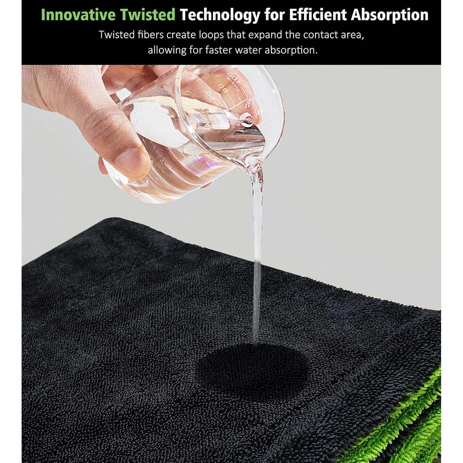 Toalla de Secado para Autos YeewayVeh 71x91 cm Microfibra 1400 GSM