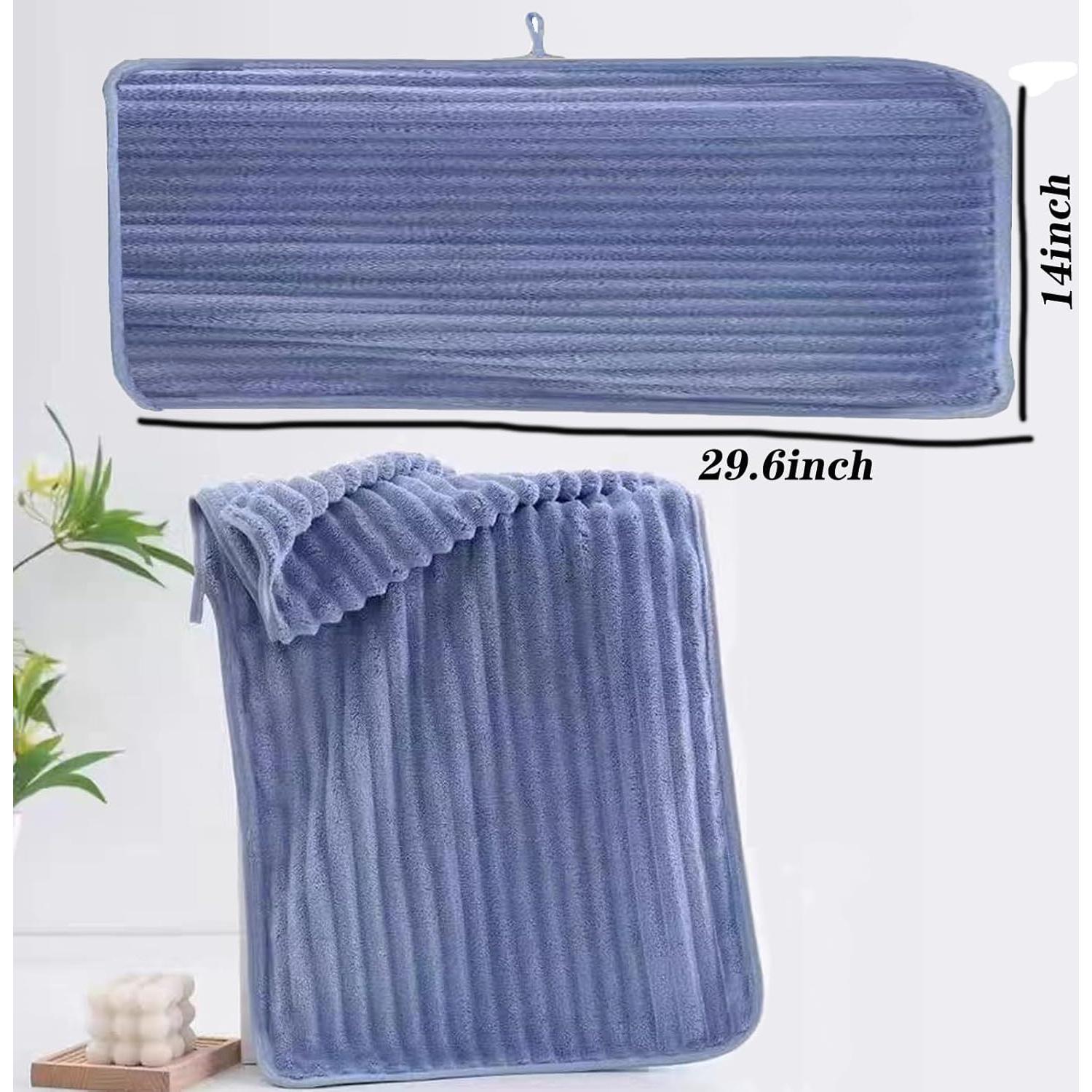 Juego de 4 toallas de mano LMMINBZ microfibra 35.6x75.2cm