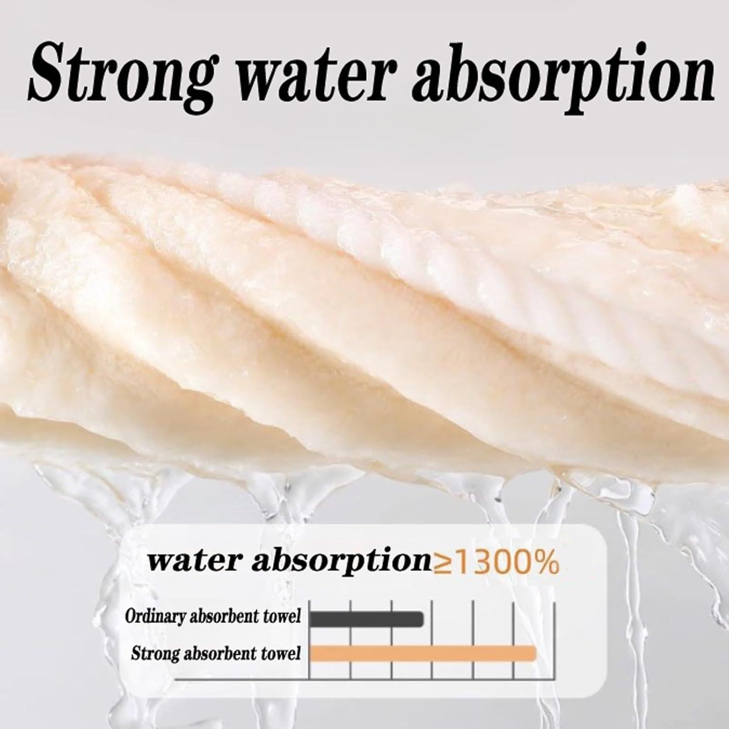 Juego de 4 toallas de mano LMMINBZ microfibra 35.6x75.2cm