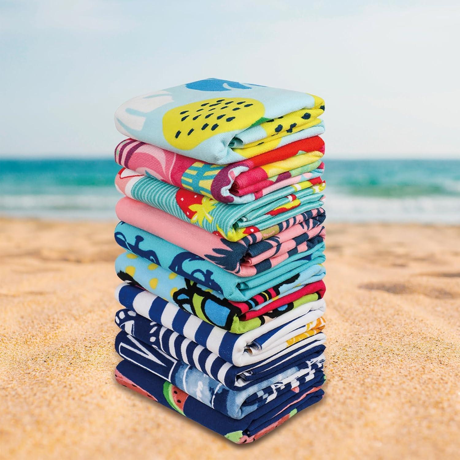 Toalla de Playa Microfibra Auxory 152x76 cm Secado Rápido